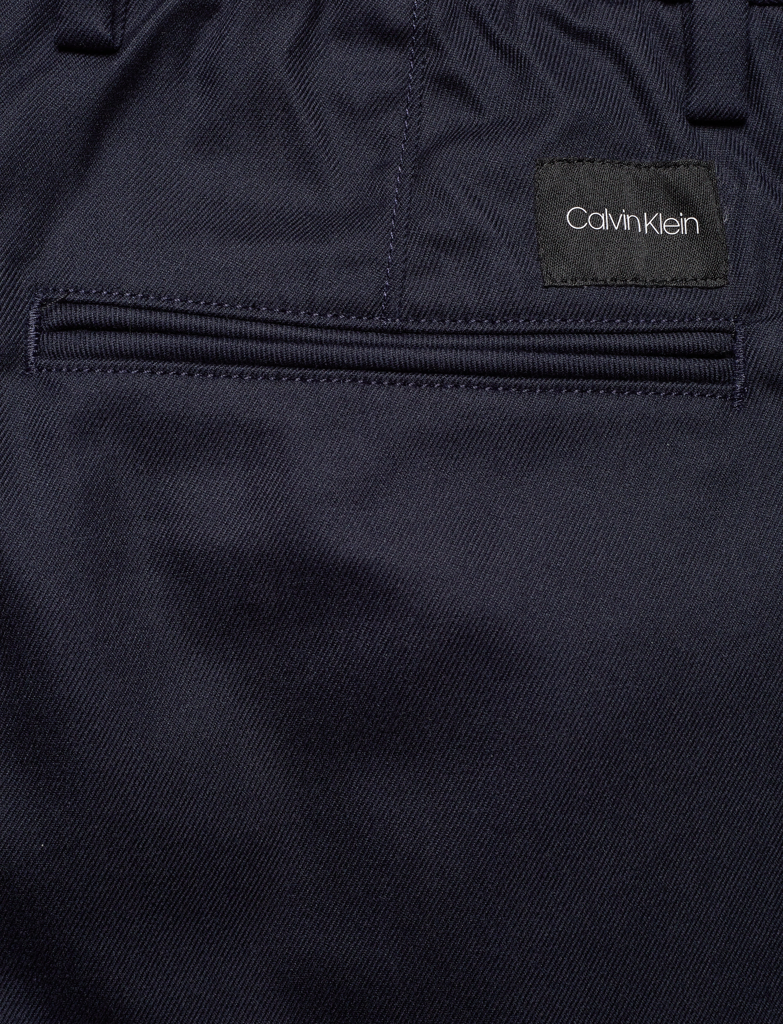Calvin Klein - TAPERED ELASTIC TWILL PANT - calvin navy - 4