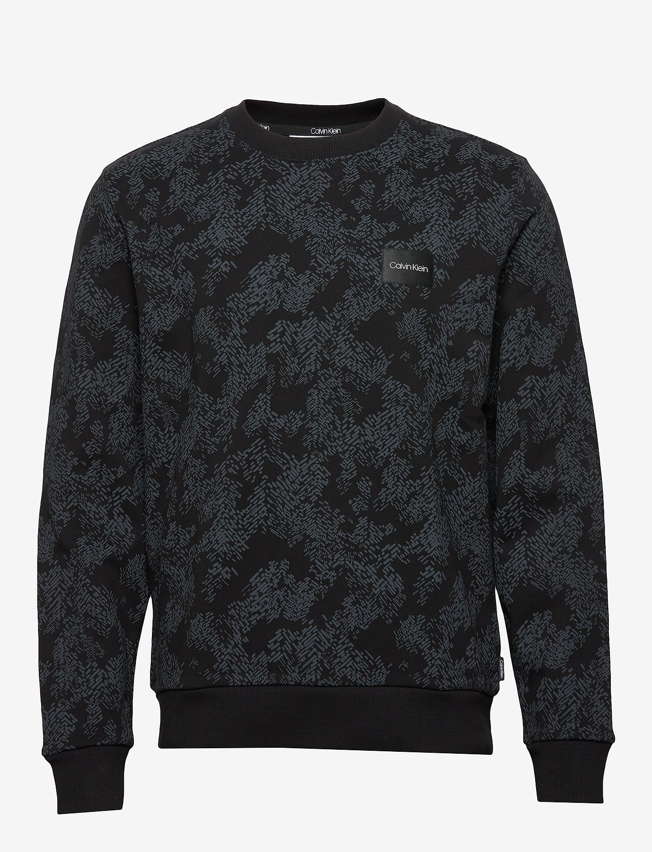 ALLOVER PRINTED SWEATSHIRT - CALVIN BLACK