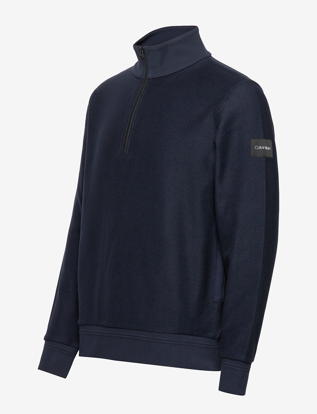 Calvin Klein - TONAL REVERSE HALF ZIP MOCK NECK - calvin navy - 2