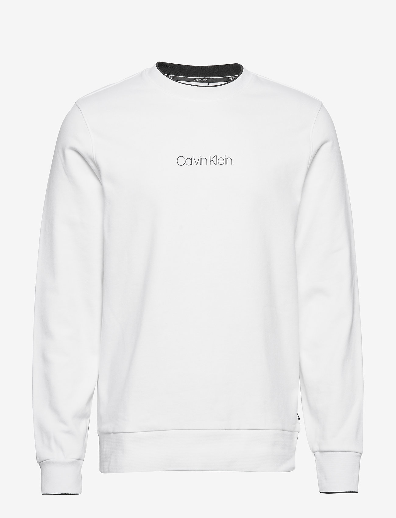 Calvin Klein - CARBON BRUSH LOGO SWEATSHIRT - calvin white - 0