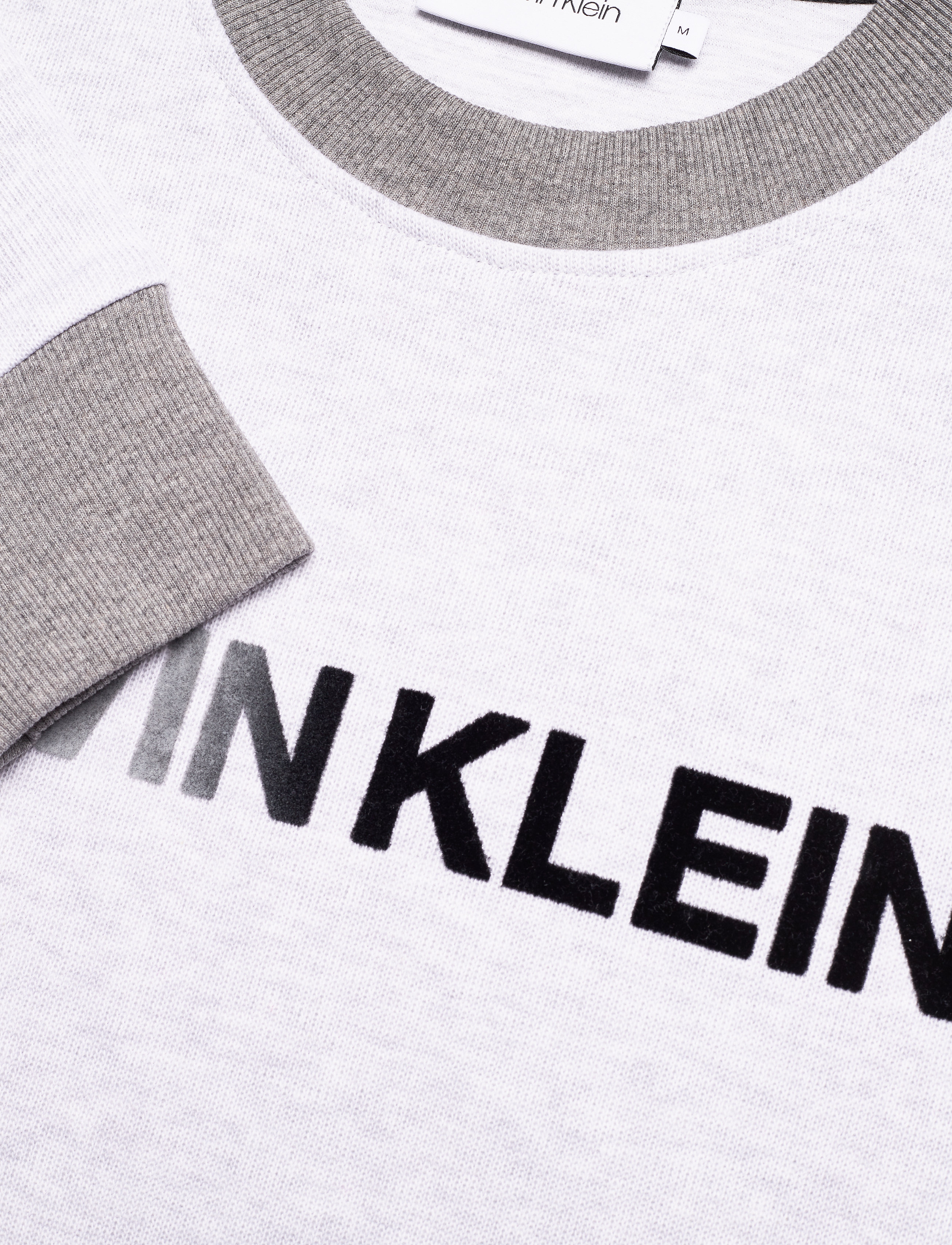 Calvin Klein - TONE ON TONE LOGO SWEATSHIRT - light grey heather - 2