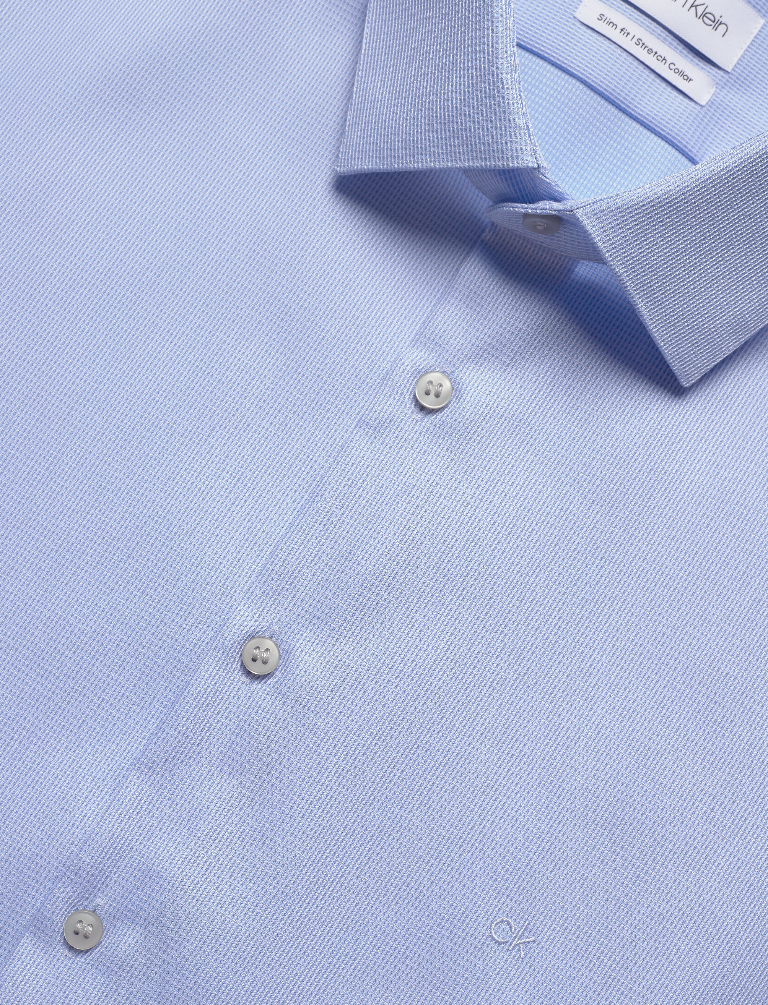 Calvin Klein - STRETCH COLLAR STRUC - blue - 2