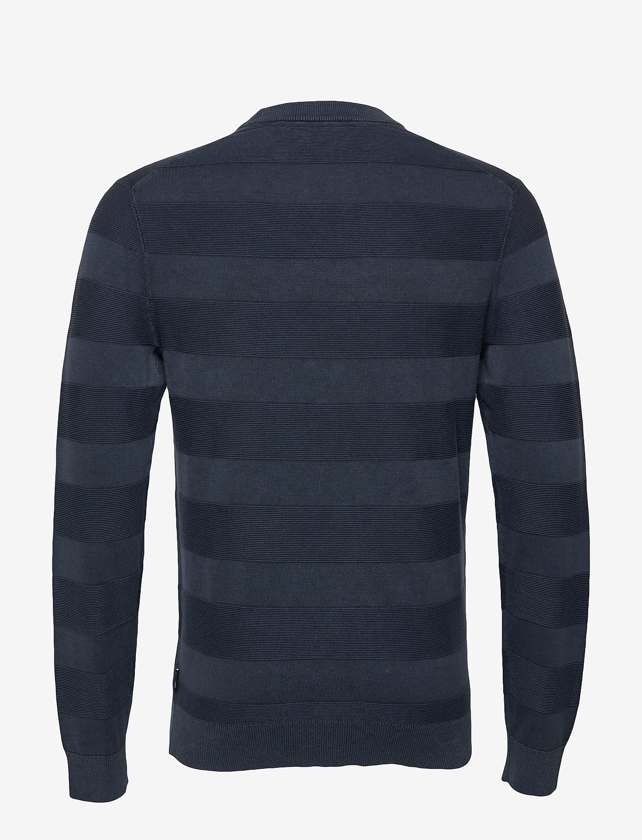 Calvin Klein - GMD TEXTURE STRIPE C-NK SWEATER - calvin navy - 1