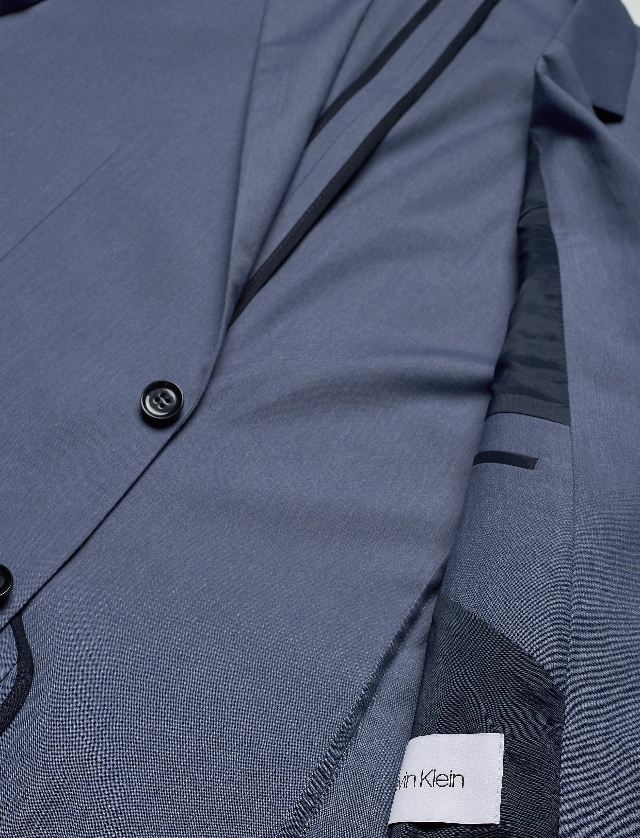 Calvin Klein - SUMMER MELANGE STRETCH BLAZER - dusky blue - 4