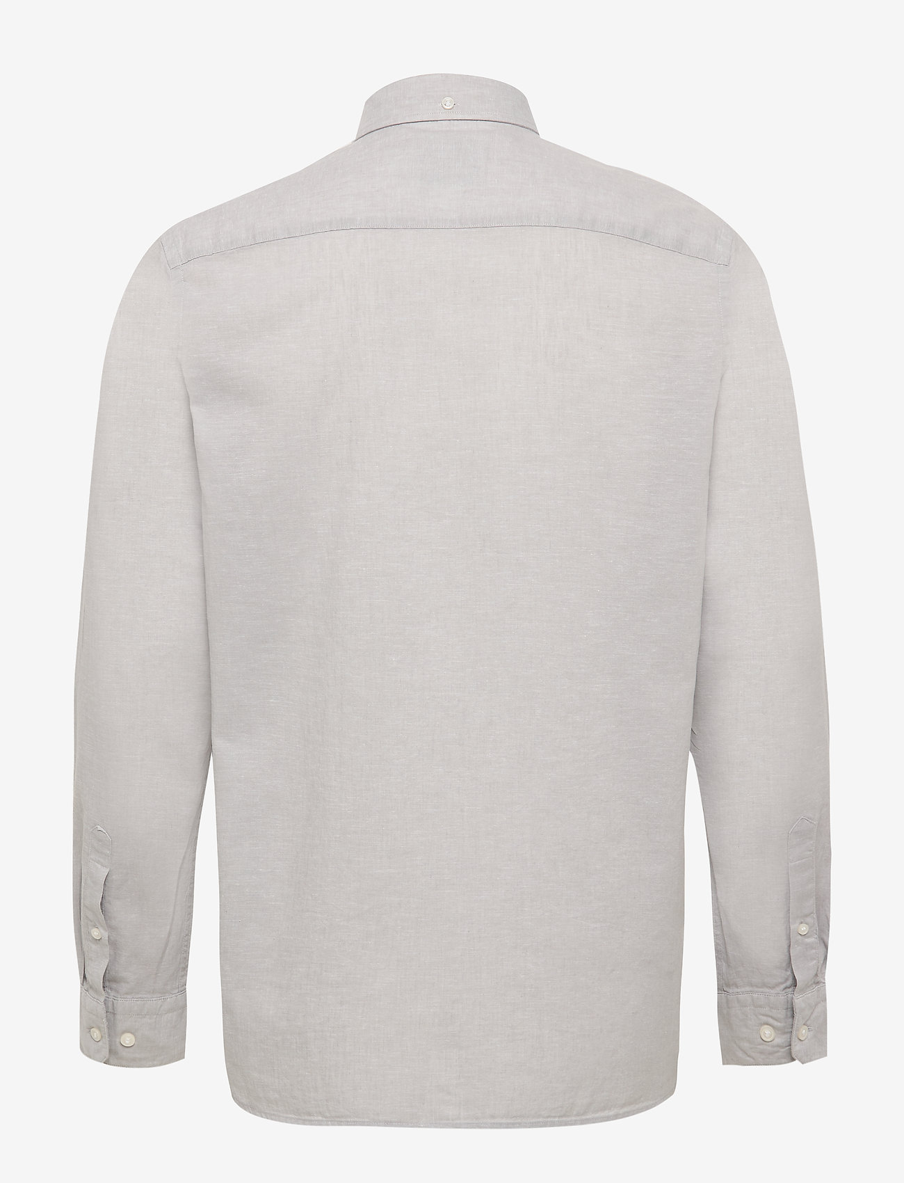 Calvin Klein - BUTTON DOWN COTTON LINEN SHIRT - alloy - 1