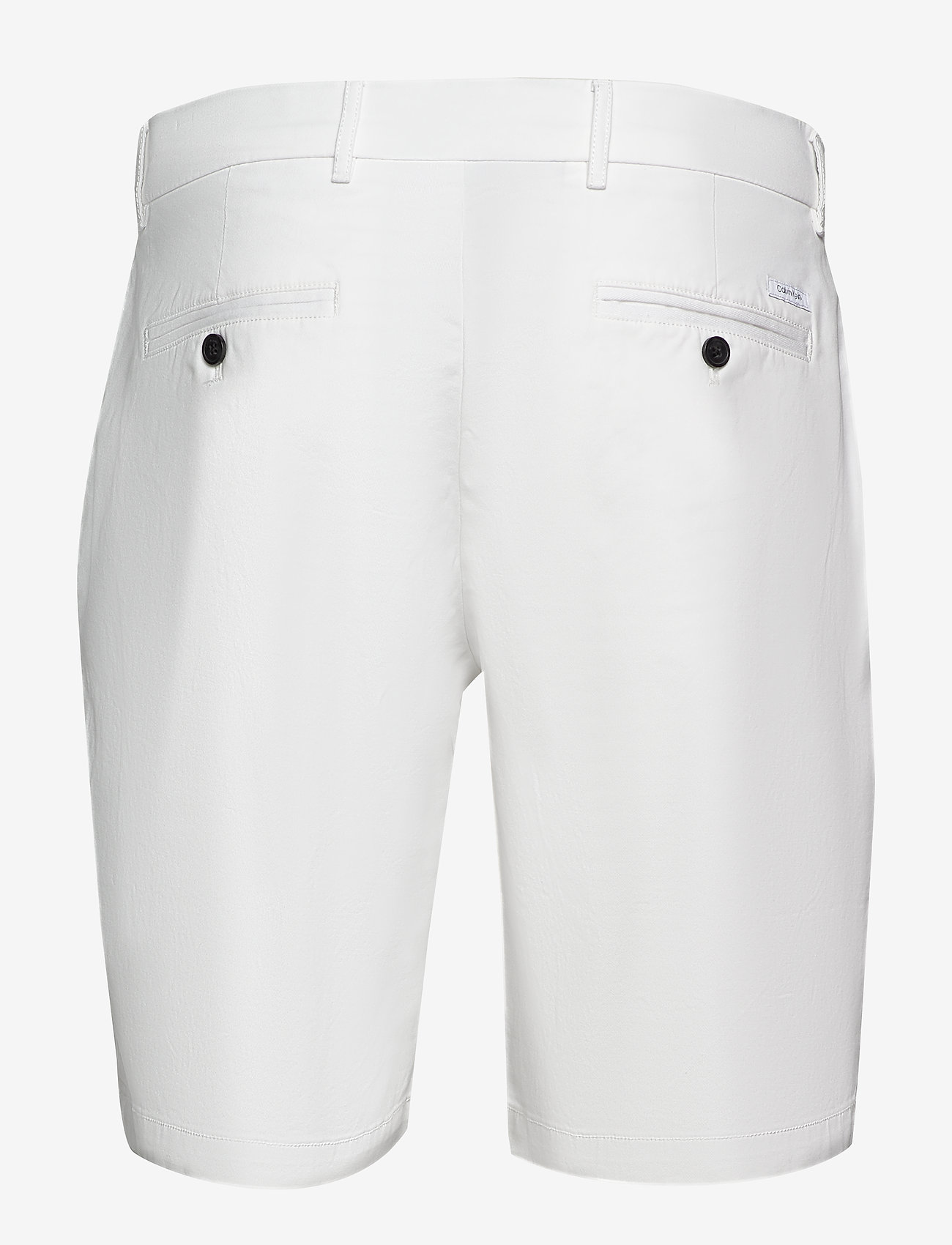Calvin Klein - SLIM FIT GARMENT DYED SHORTS - calvin white - 1