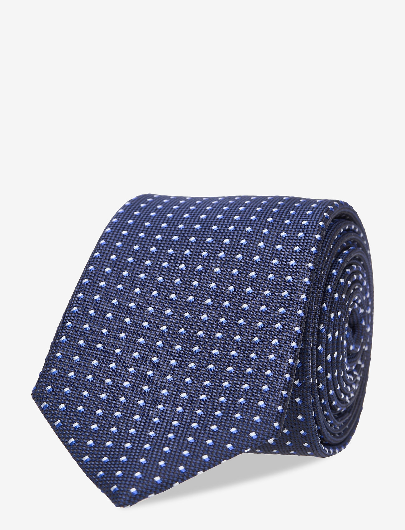 Calvin Klein - 2 TONE CLIP SILK TIE - blue - 0