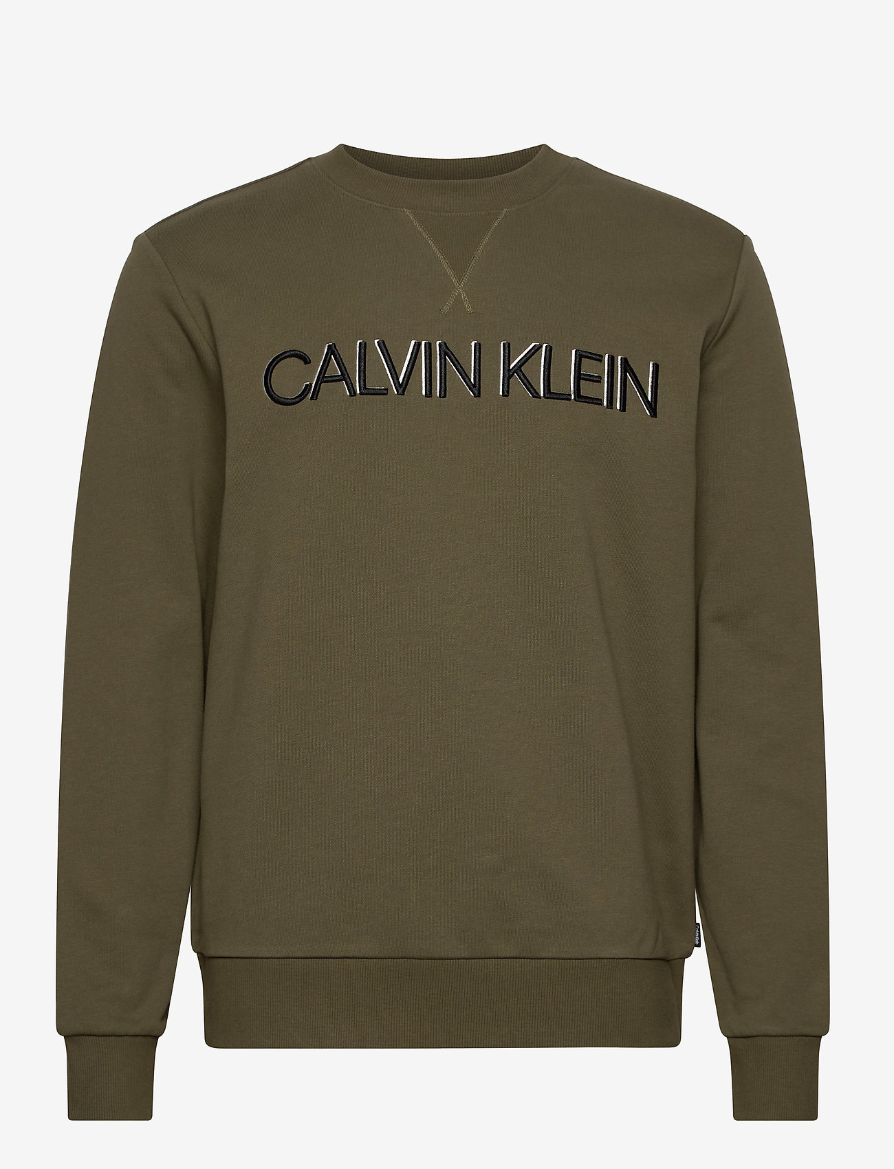 Calvin Klein - 3D EMBROIDERY LOGO SWEATSHIRT - olive tree - 0