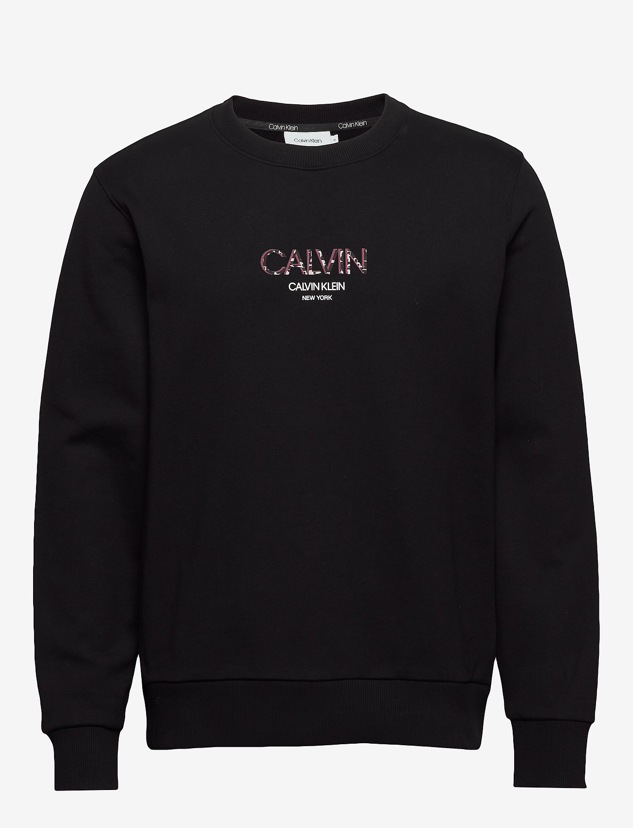 Calvin Klein - CALVIN SMALL LOGO SWEATSHIRT - ck black - 0