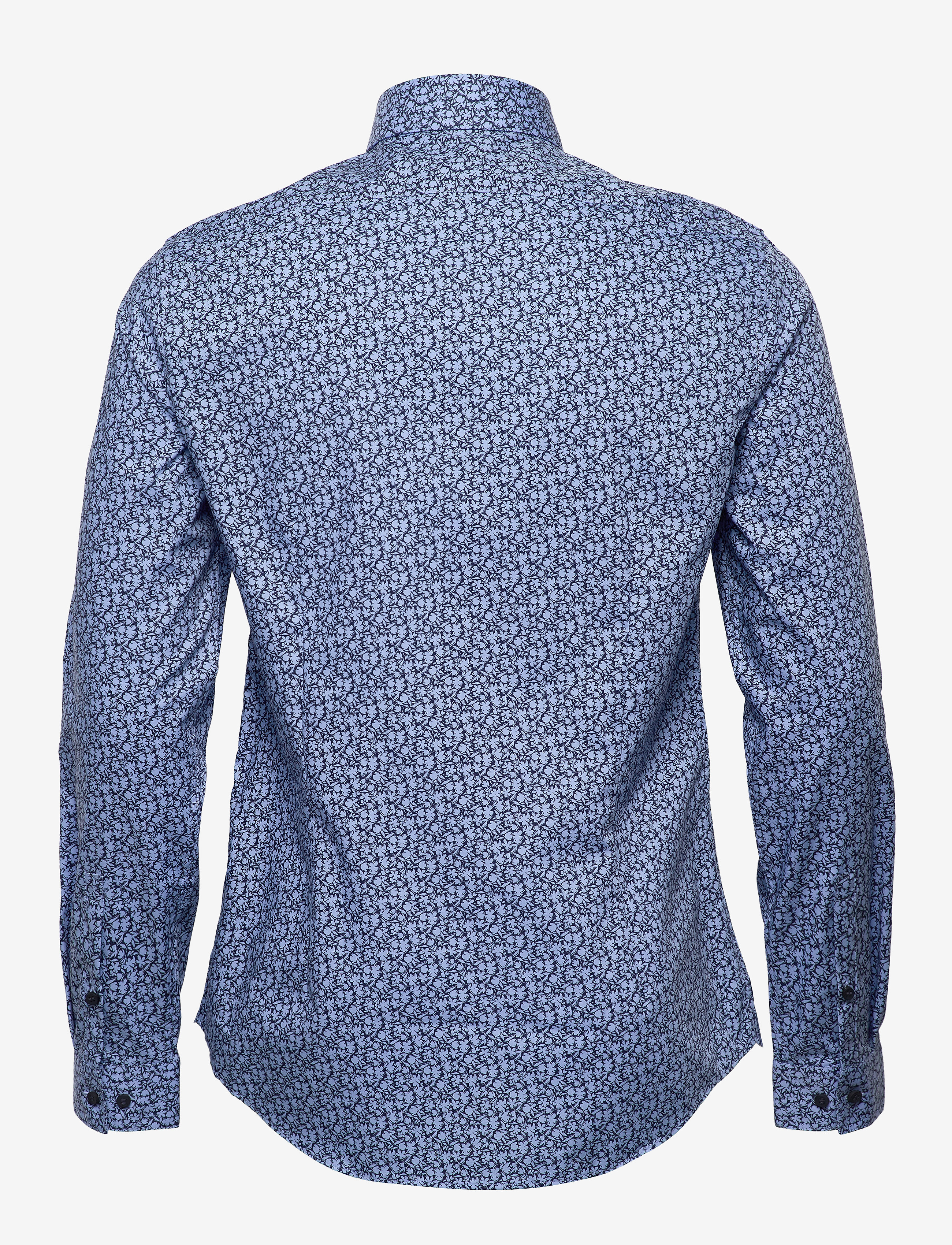 Calvin Klein - FLOWER PRINT SLIM SHIRT - blue - 1