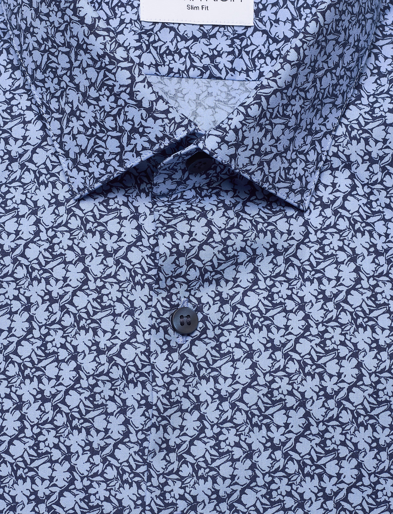 Calvin Klein - FLOWER PRINT SLIM SHIRT - blue - 2