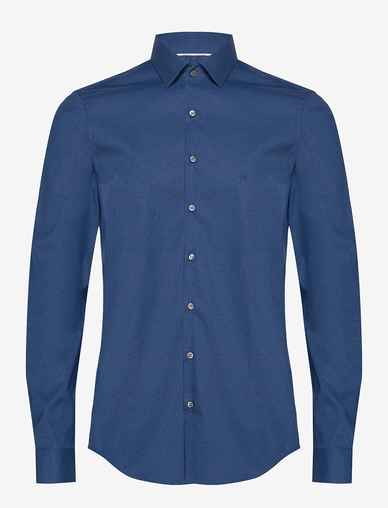 PRINTED STRETCH SLIM SHIRT - STELLAR