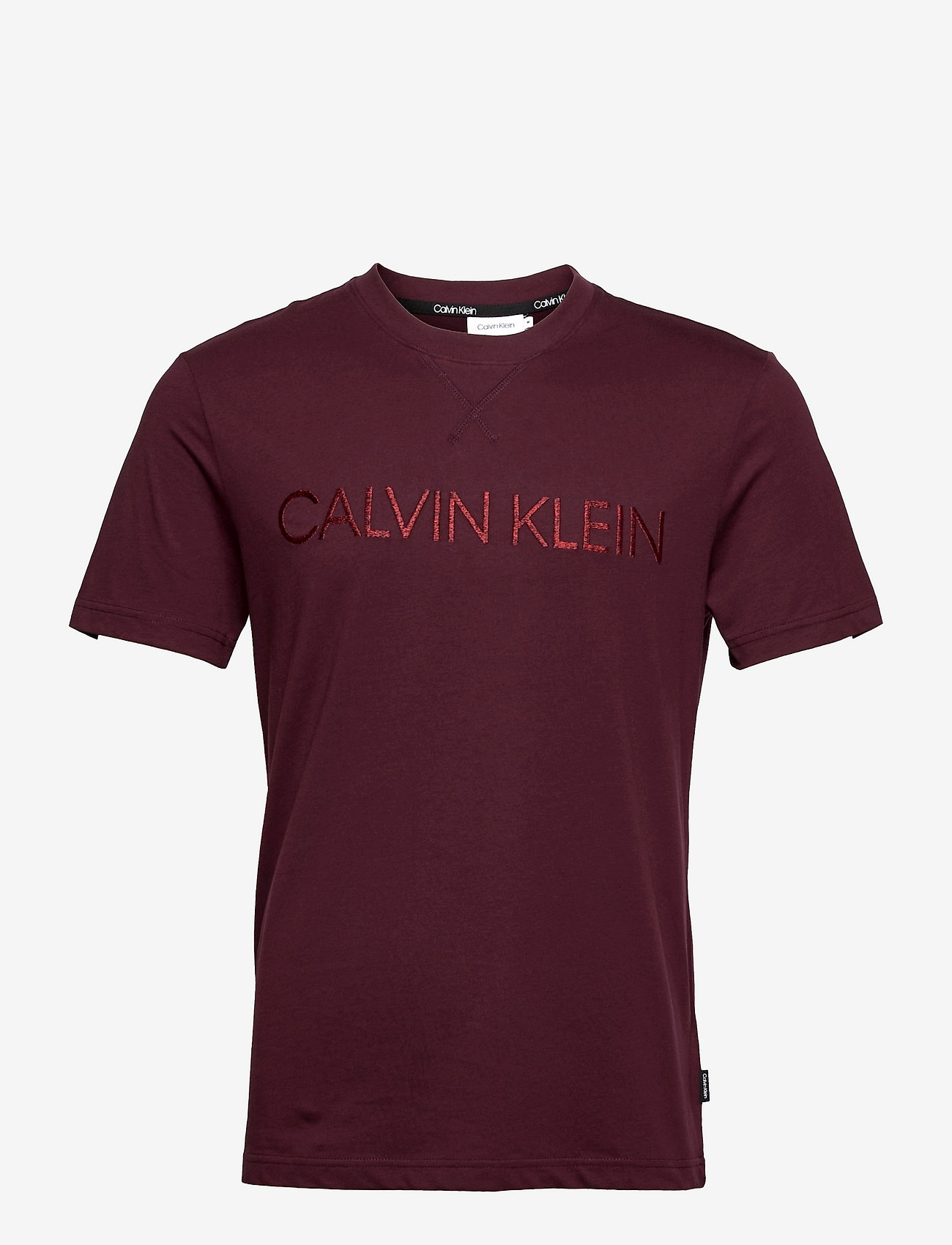 Calvin Klein - MULTI EMBROIDERY T-SHIRT - winetasting - 0