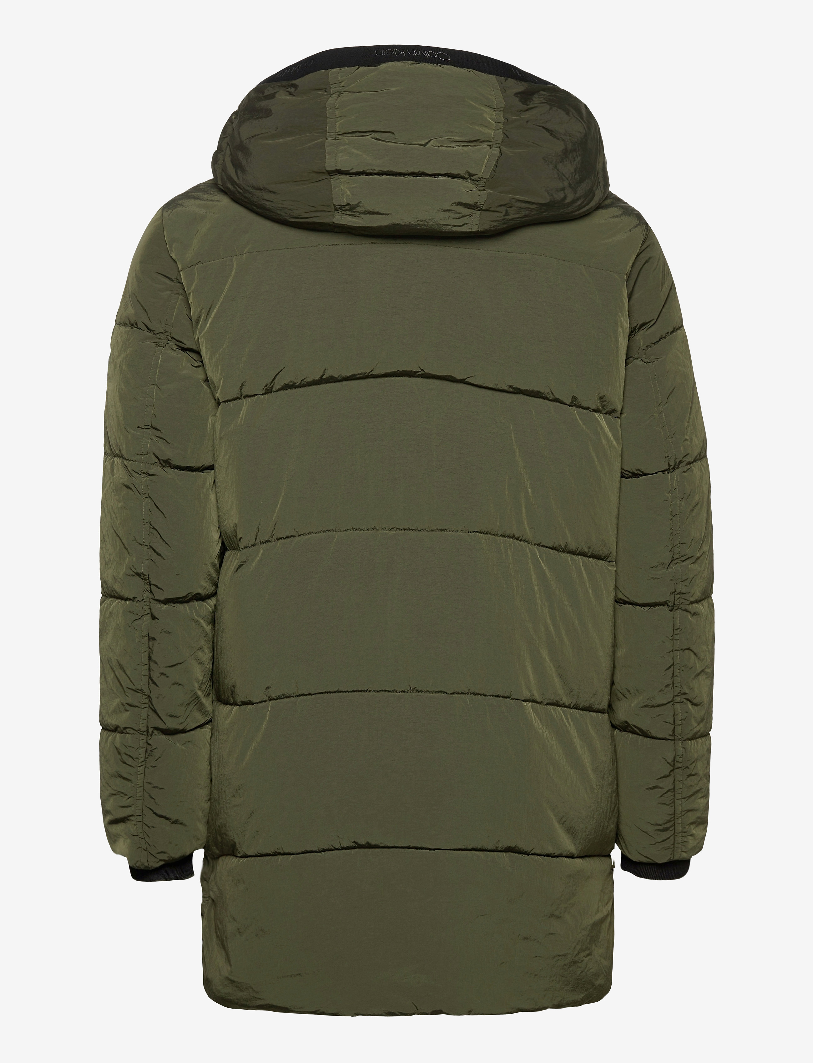 Calvin Klein - CRINKLE NYLON LONG LENGTH JACKET - dark olive - 3