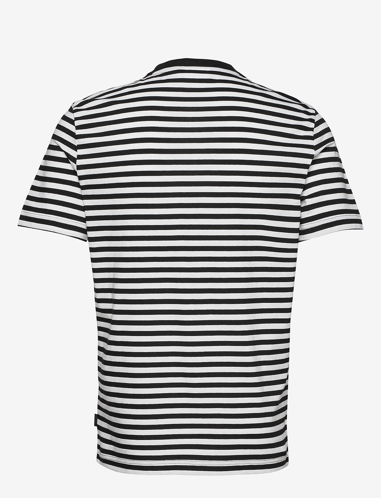 Calvin Klein - ORGANIC COTTON STRIPE T-SHIRT - stripe - black / white - 1
