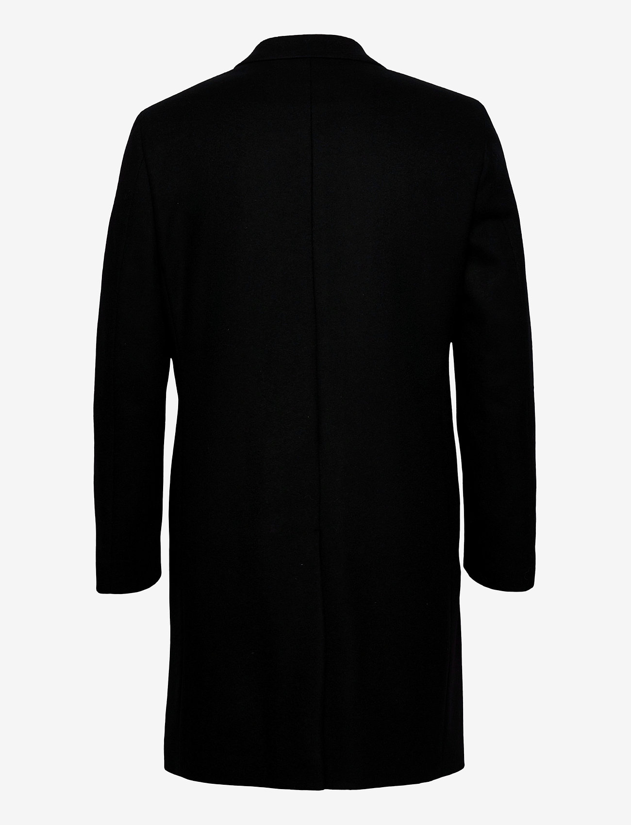 Calvin Klein - WOOL CASHMERE CROMBIE COAT - ck black - 1