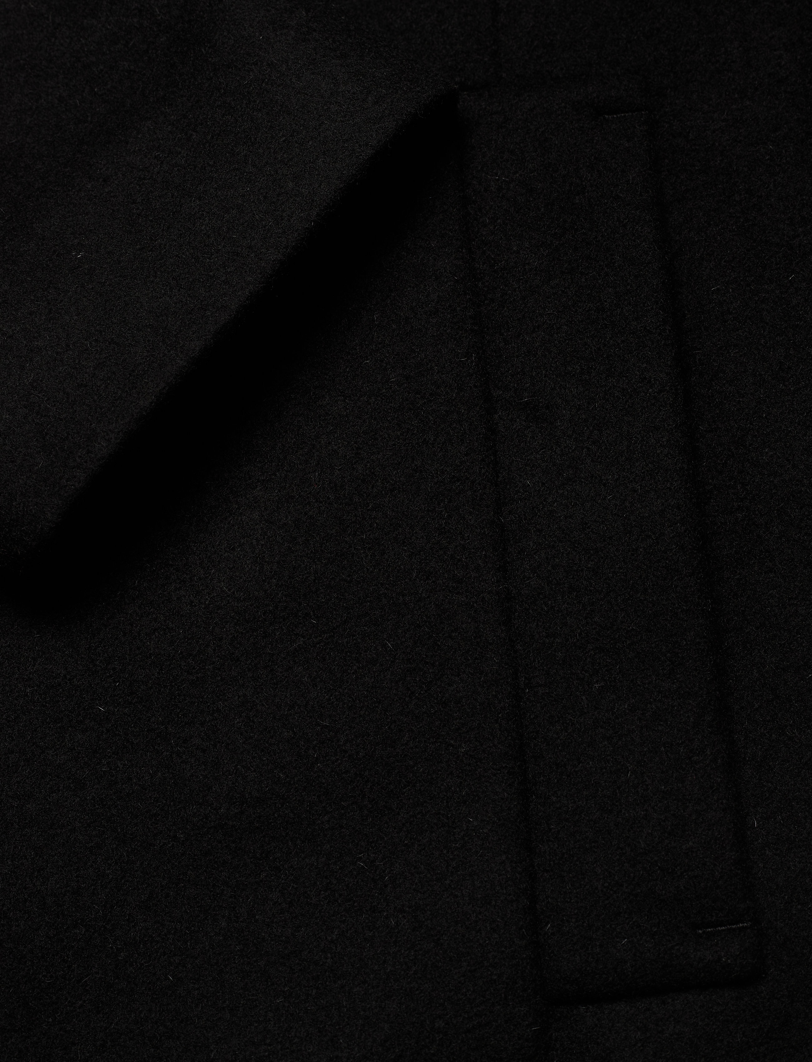 Calvin Klein - WOOL CASHMERE CROMBIE COAT - ck black - 3