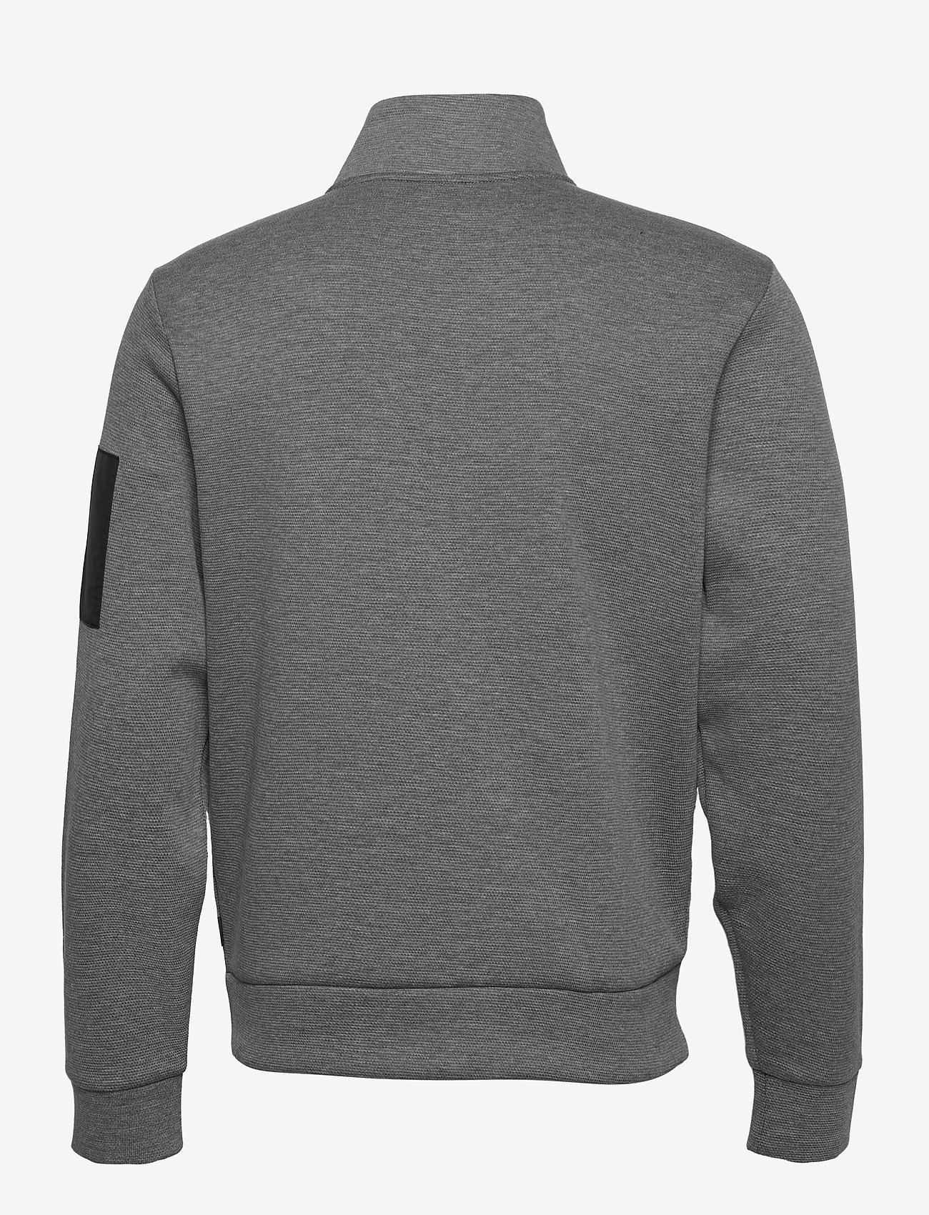 Calvin Klein - TECHNO JACQUARD FULL ZIP JACKET - dark grey heather - 1