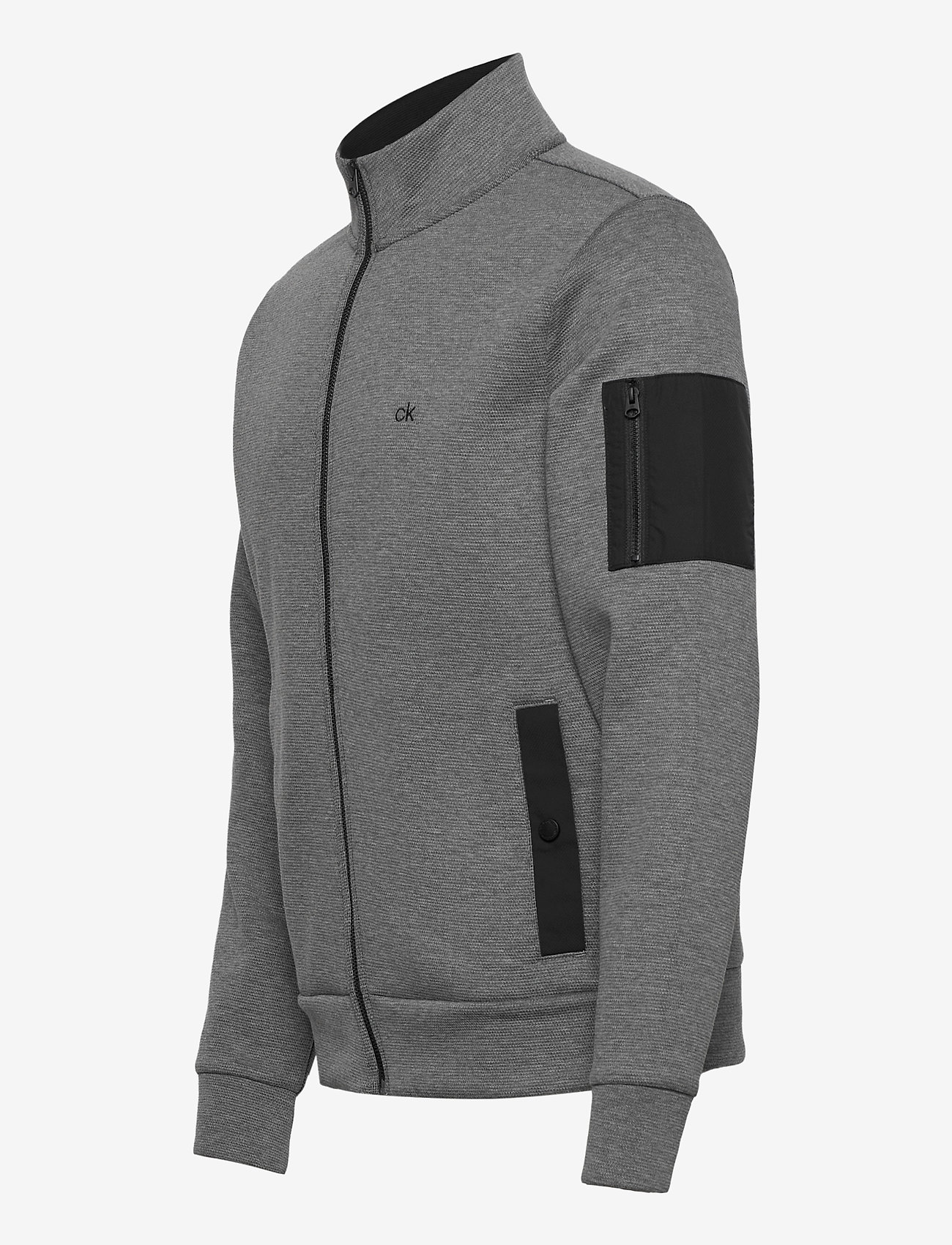 Calvin Klein - TECHNO JACQUARD FULL ZIP JACKET - dark grey heather - 2