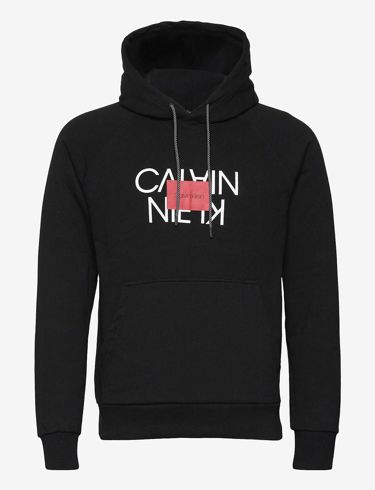 TEXT REVERSED HOODIE - CK BLACK