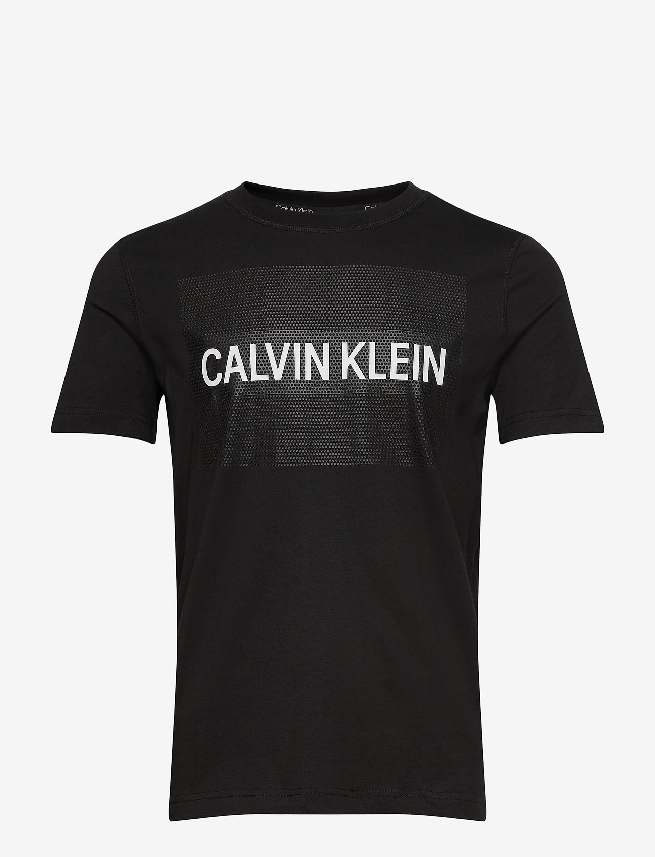 Calvin Klein - MESH LOGO BOX T-SHIRT - ck black - 0