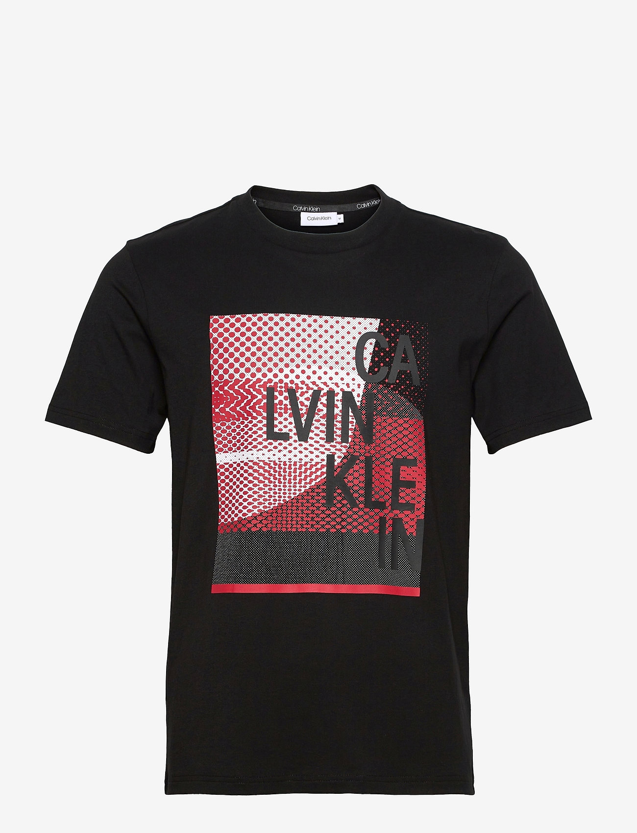 Calvin Klein - LOGO BOX PRINT  T-SHIRT - ck black - 0