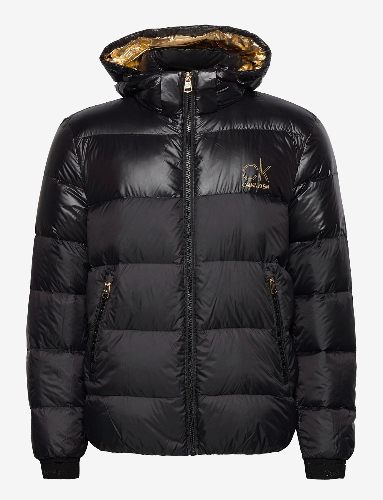 Calvin Klein - GOLD LOGO PUFFER JACKET - ck black - 1