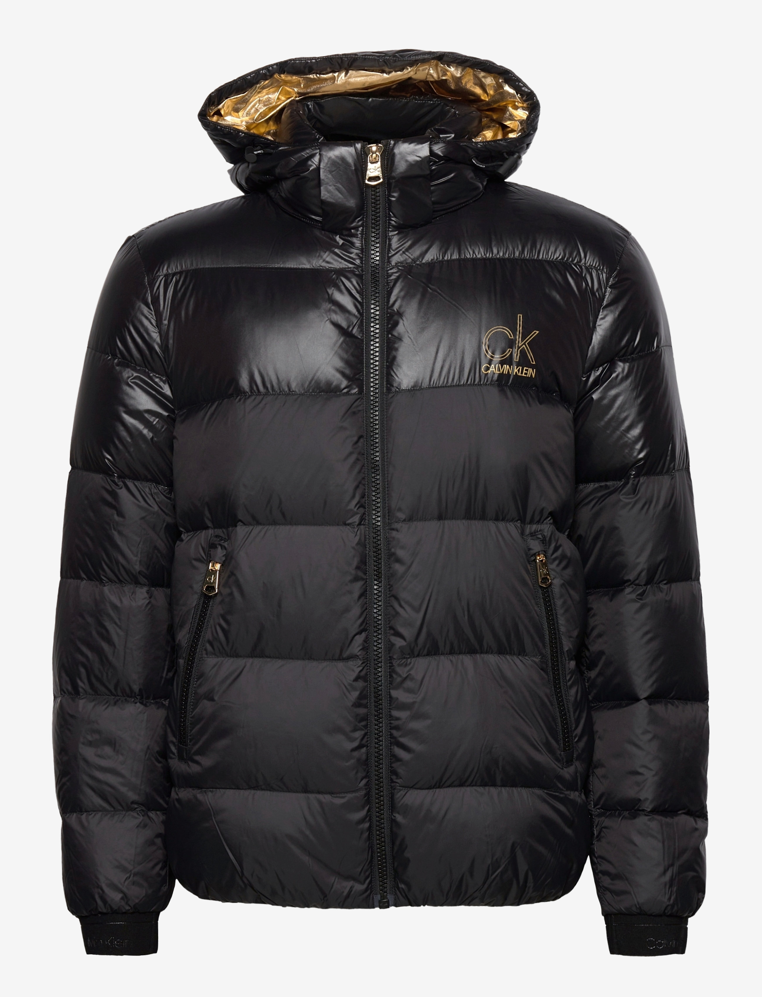 Calvin Klein - GOLD LOGO PUFFER JACKET - ck black - 1