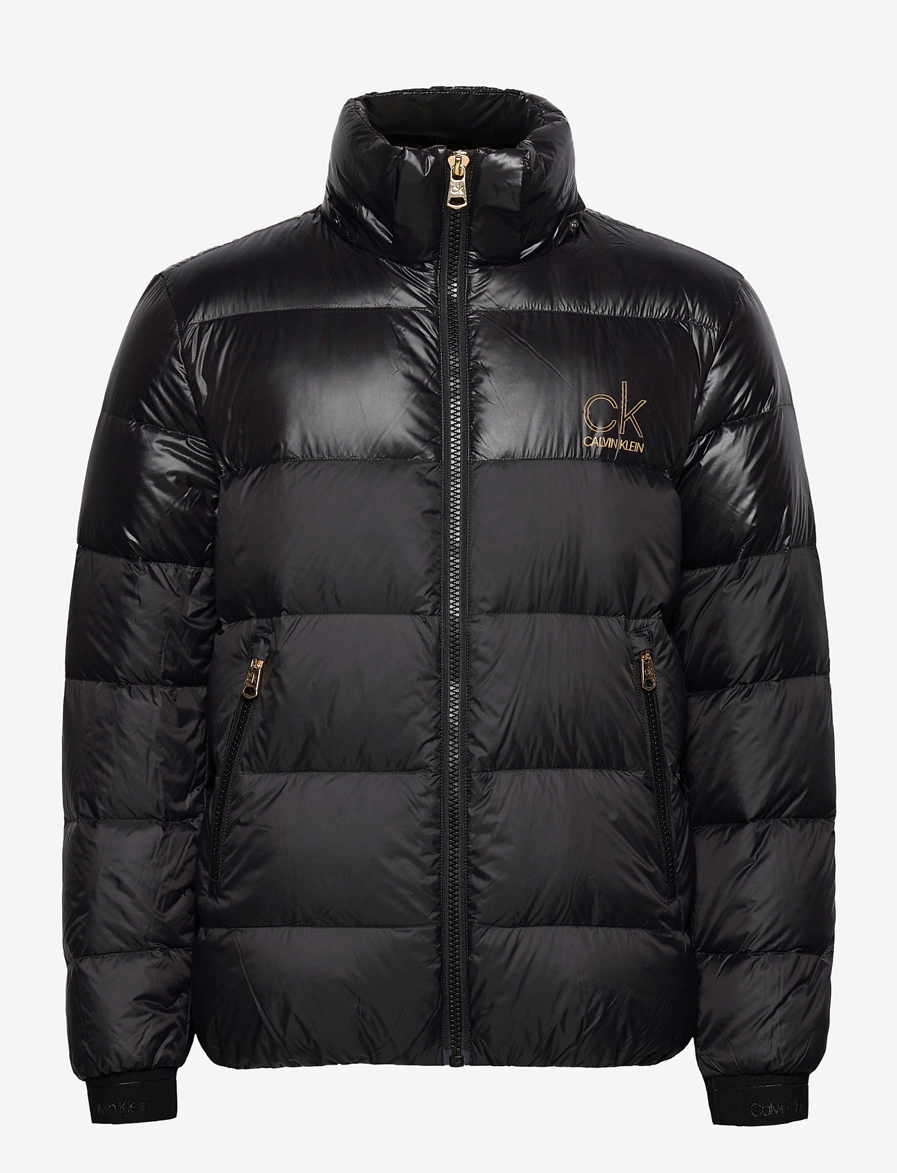 Calvin Klein - GOLD LOGO PUFFER JACKET - ck black - 3