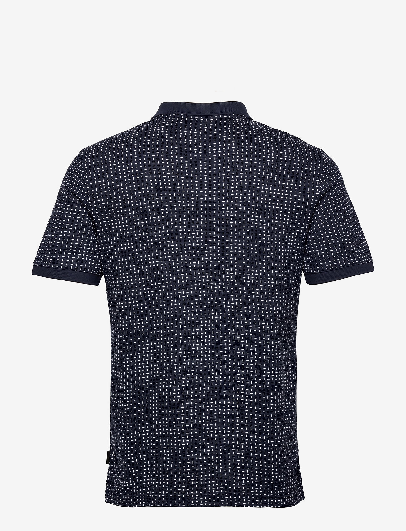 Calvin Klein - MICRO PRINT SLIM POLO - calvin navy - 1