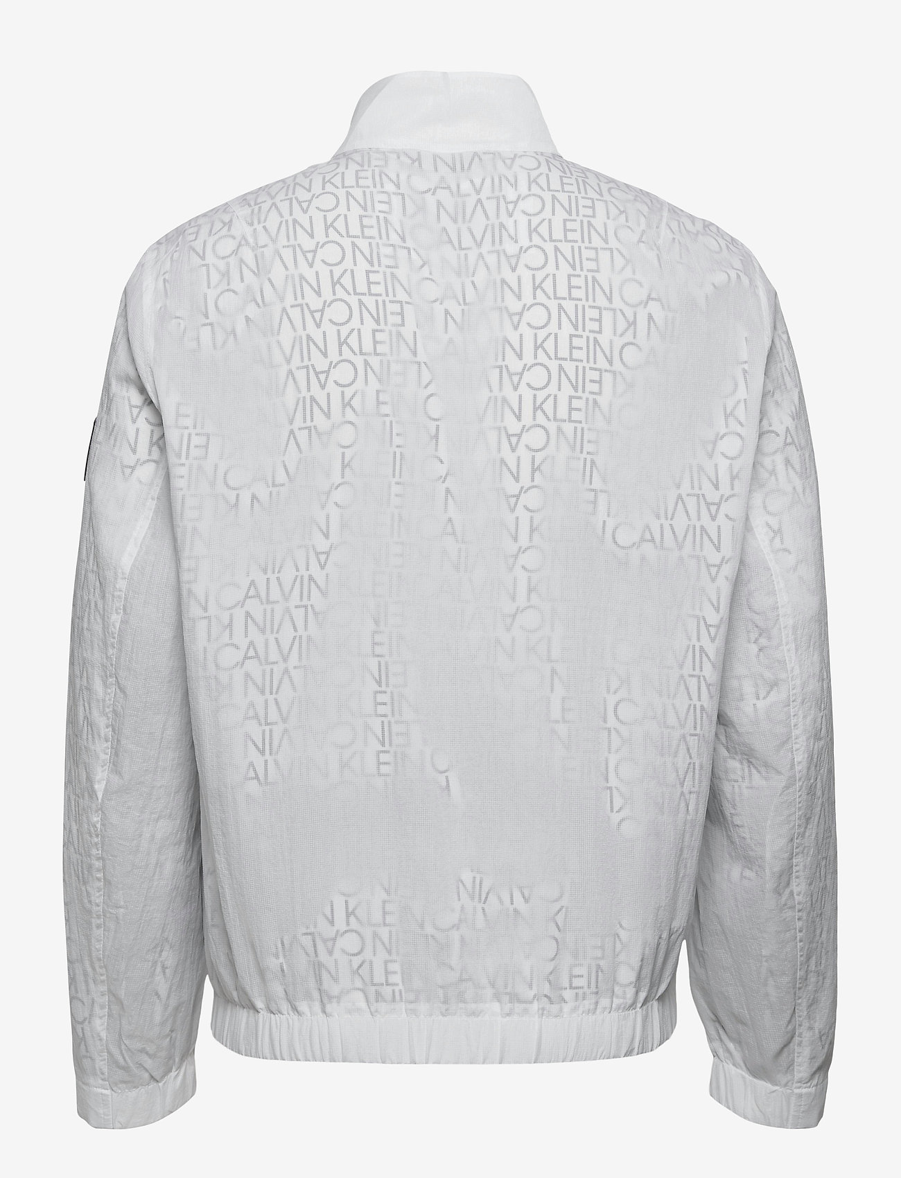 Calvin Klein - TRANSPARENT RIPSTOP LOGO BLOUSON - bright white - 1
