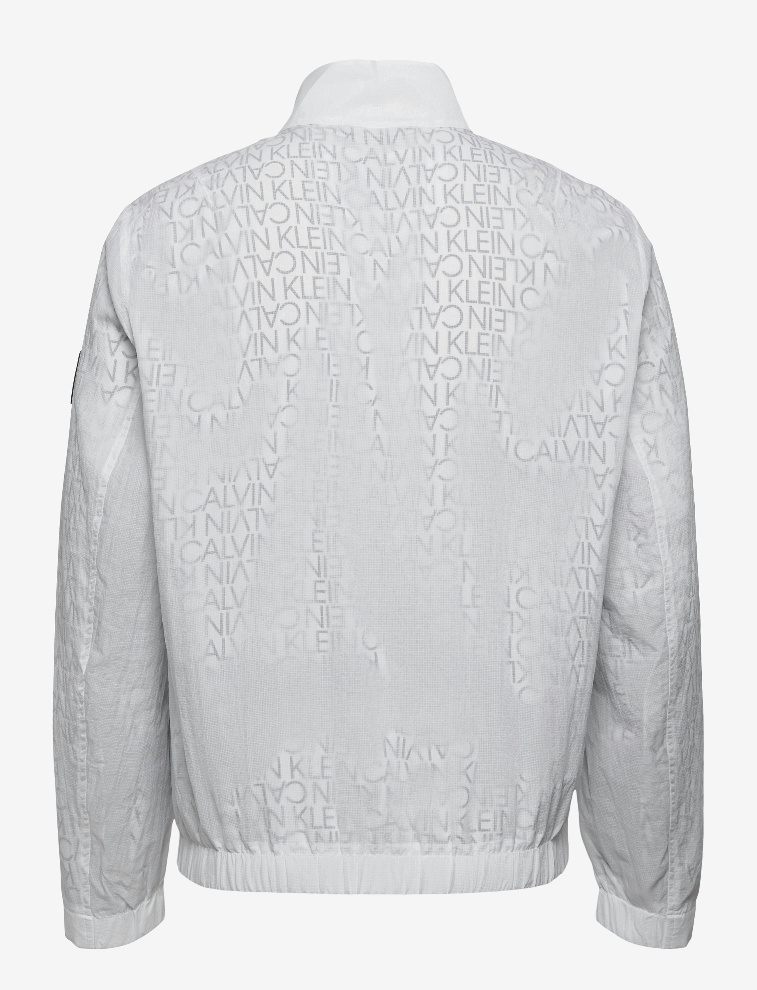 Calvin Klein - TRANSPARENT RIPSTOP LOGO BLOUSON - bright white - 1