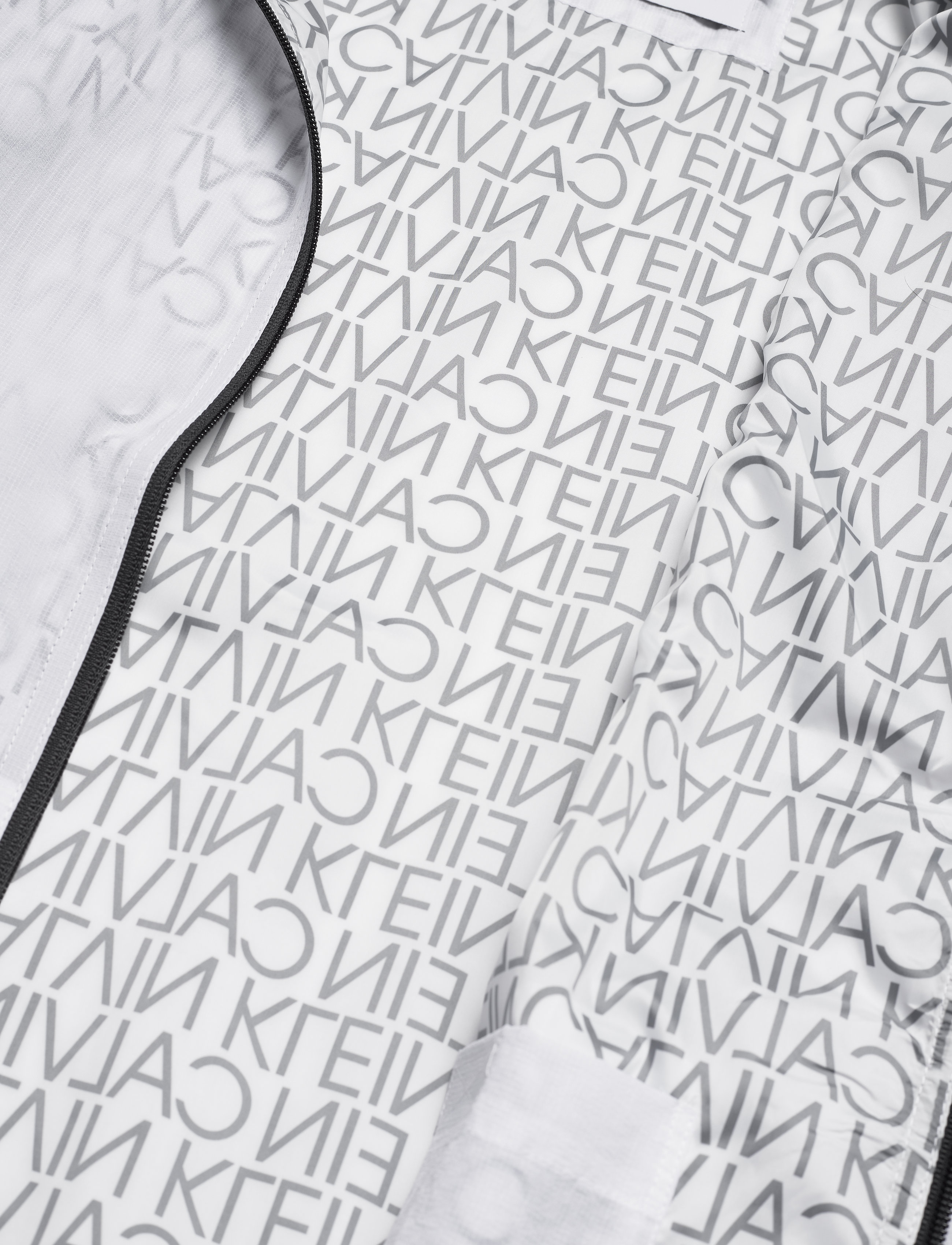 Calvin Klein - TRANSPARENT RIPSTOP LOGO BLOUSON - bright white - 5