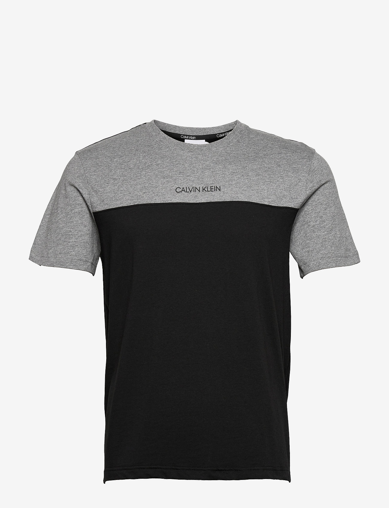 Calvin Klein - COLOR BLOCK T-SHIRT - mid grey heather - 0