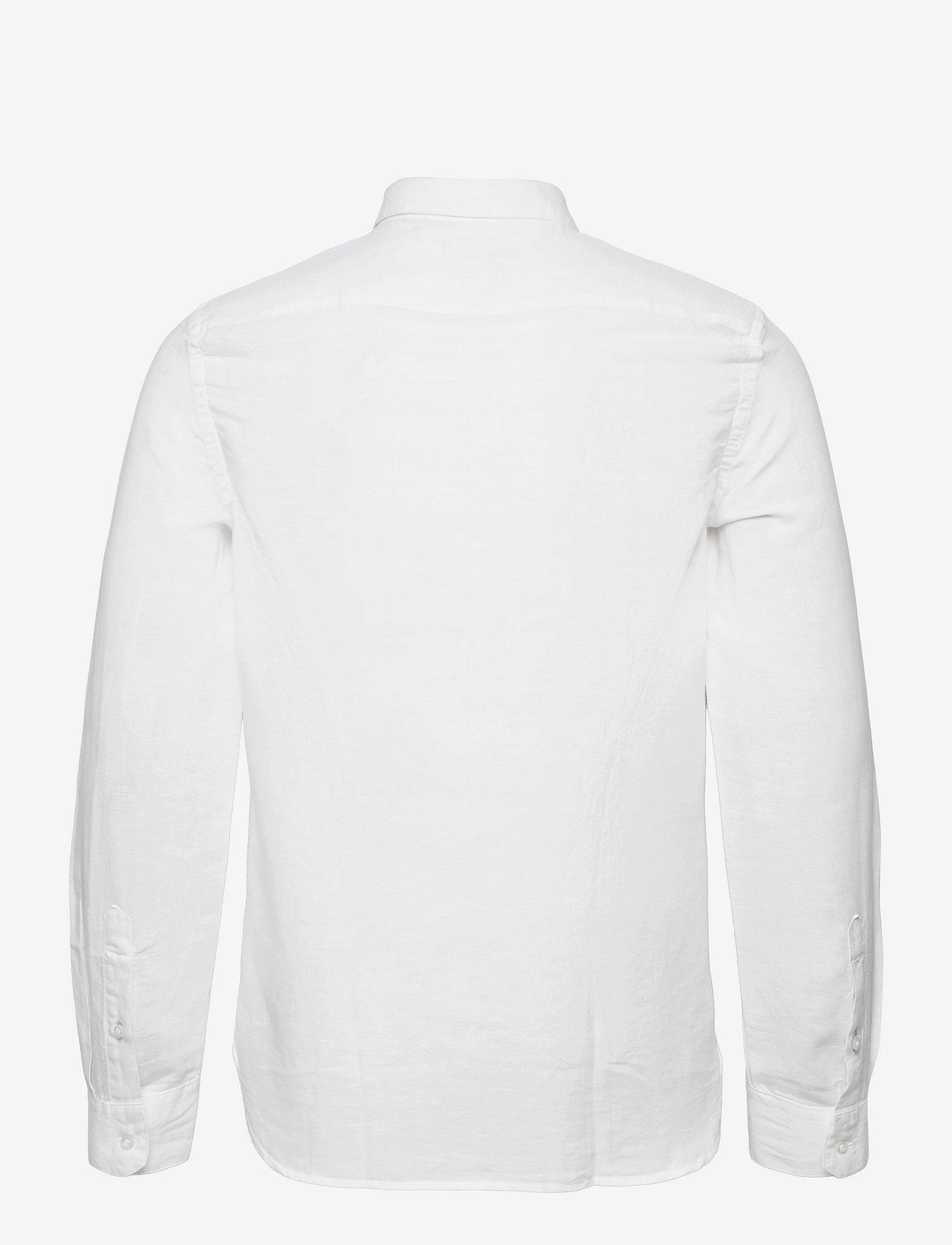 Calvin Klein - SLIM FIT COTTON LINEN SHIRT - bright white - 1