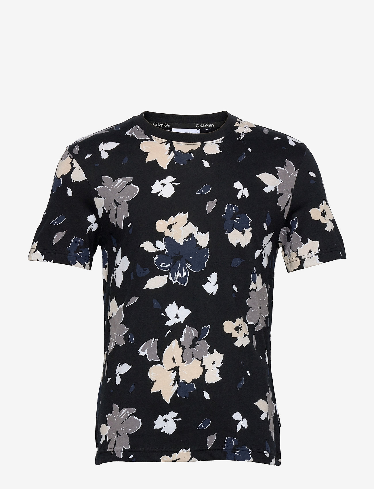 Calvin Klein - ALLOVER FLOWER PRINT T-SHIRT - ck black - 0