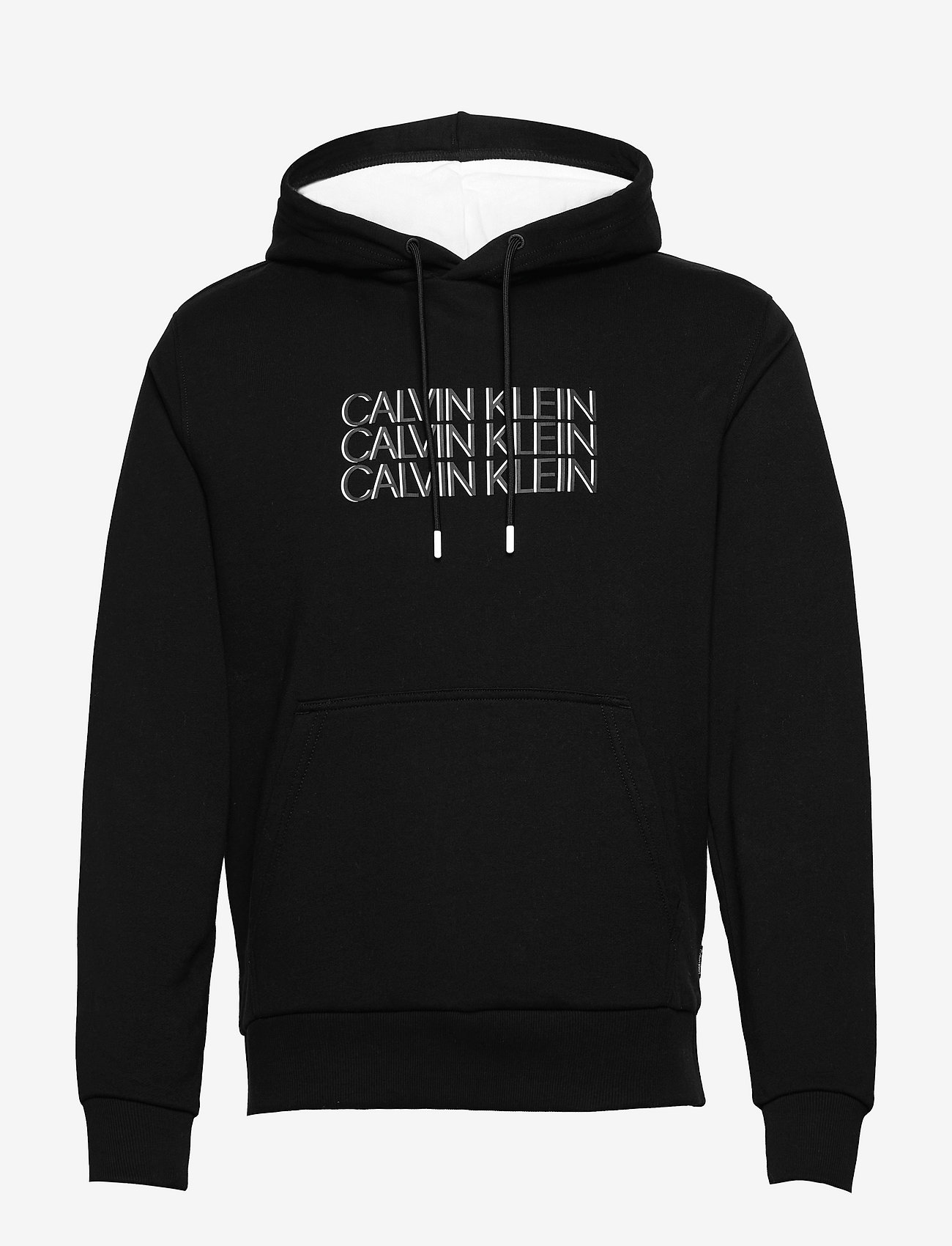 Calvin Klein - TRIPLE CENTER LOGO HOODIE - ck black - 0