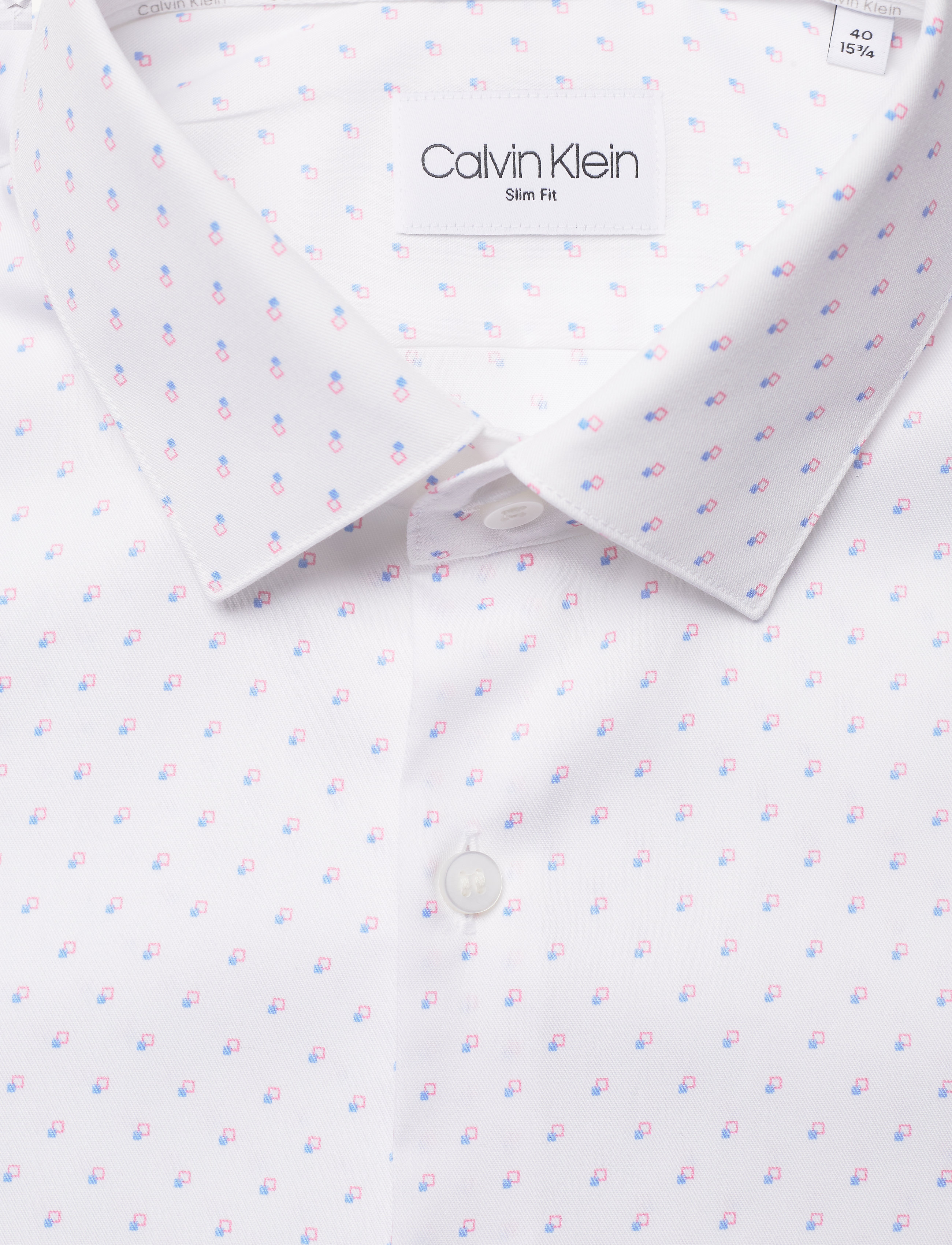 Calvin Klein - PRINTED SLIM SHIRT - blush - 2
