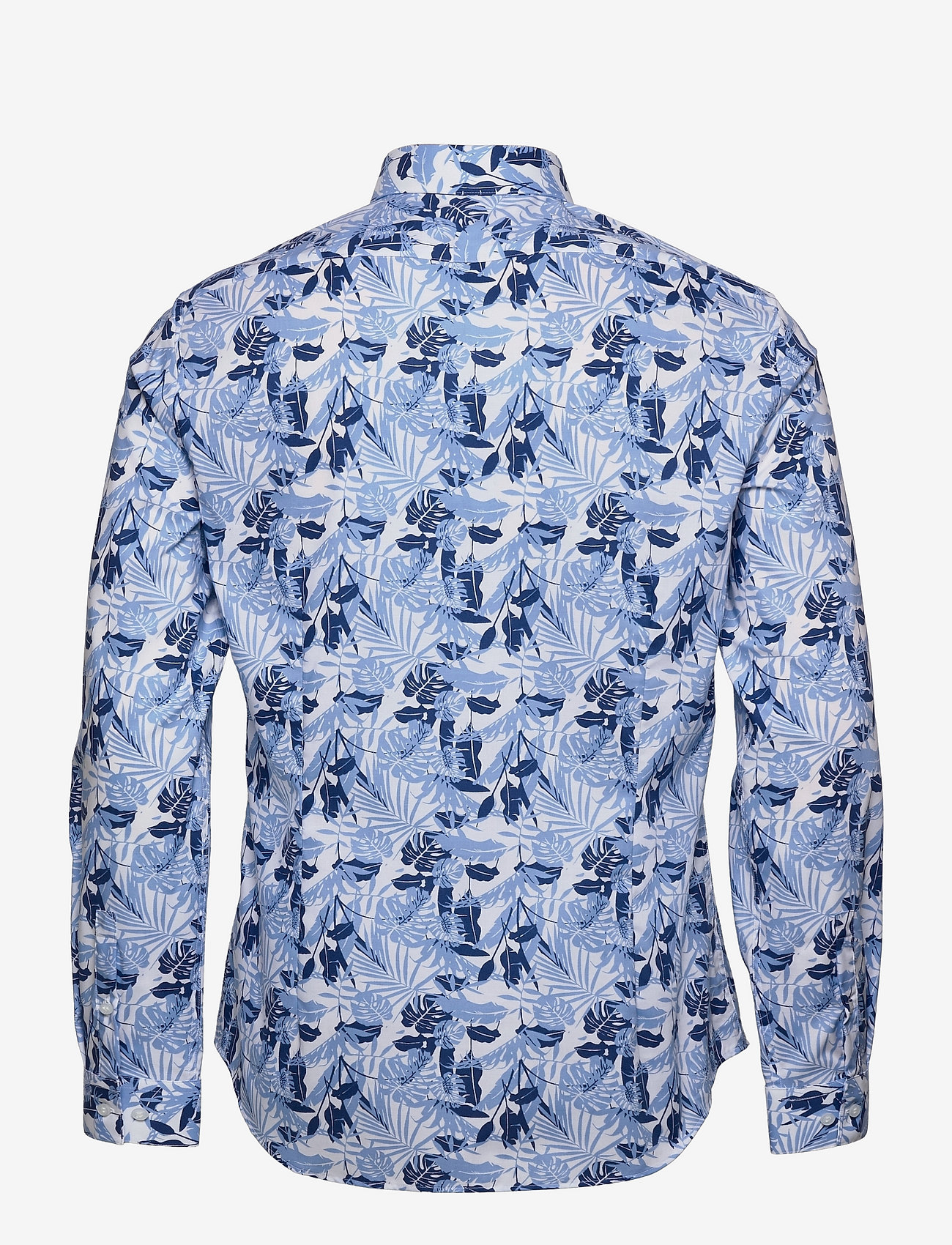 Calvin Klein - FLOWER PRINT STRETCH SLIM SHIRT - light blue - 1