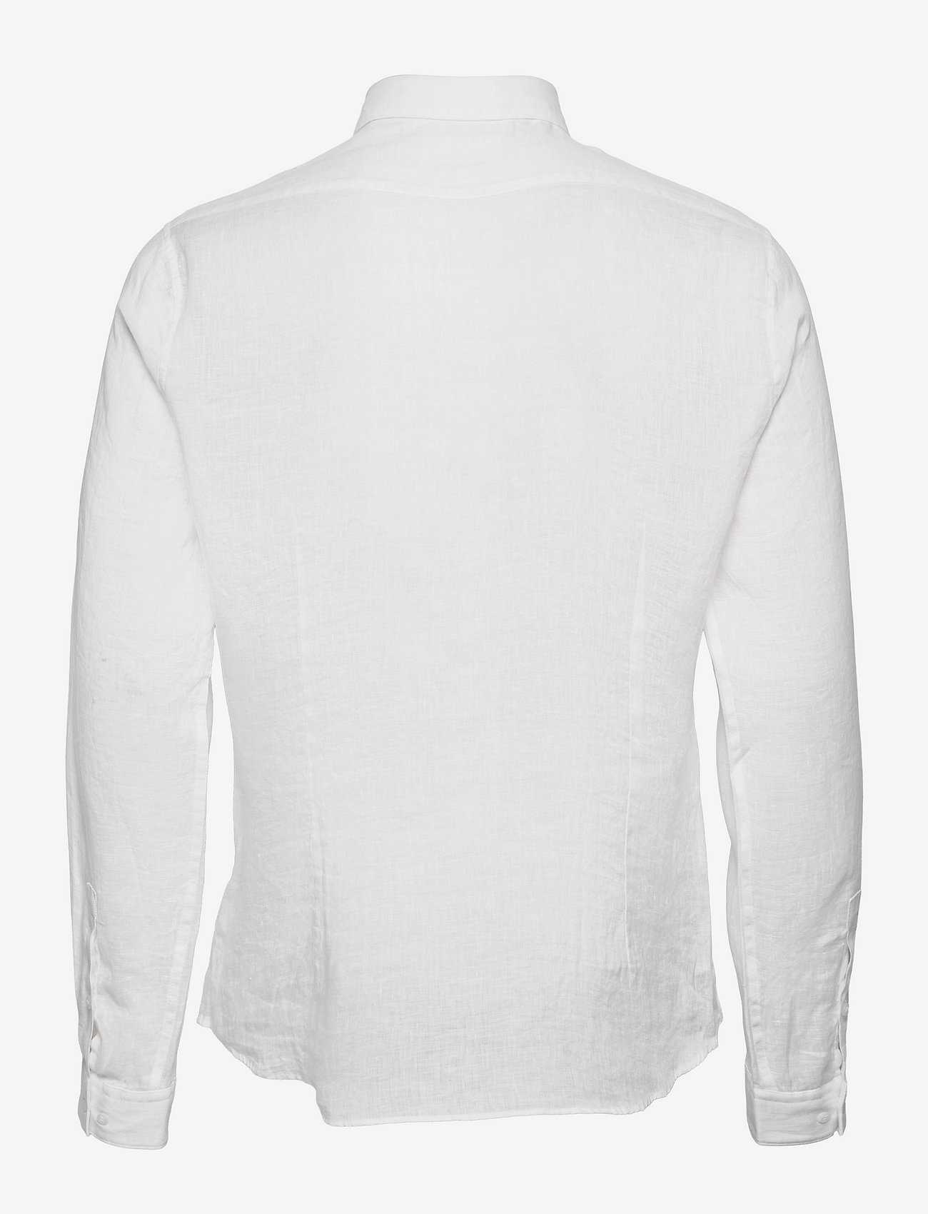 Calvin Klein - LINEN SOLID SLIM SHIRT - white - 1