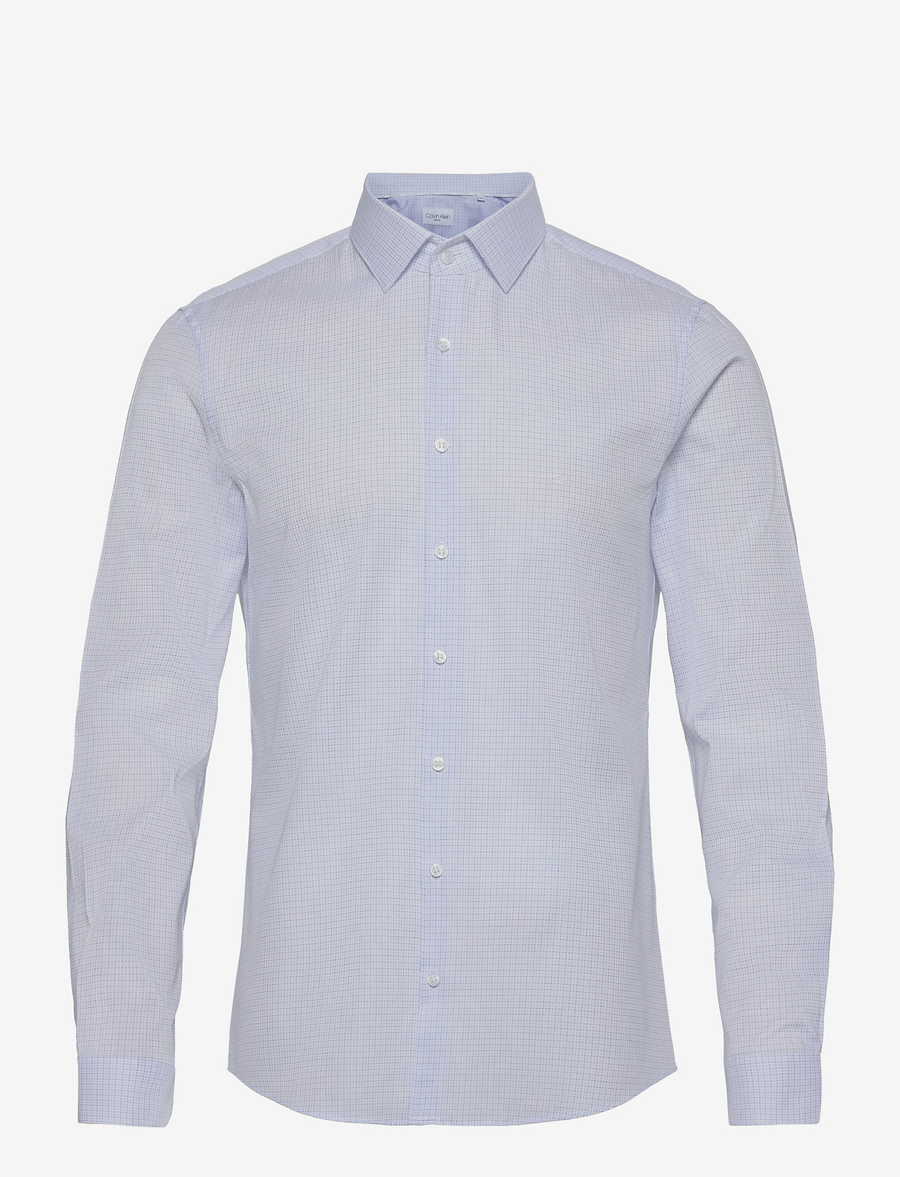 STRUCTURE STRETCH SLIM SHIRT - LIGHT BLUE