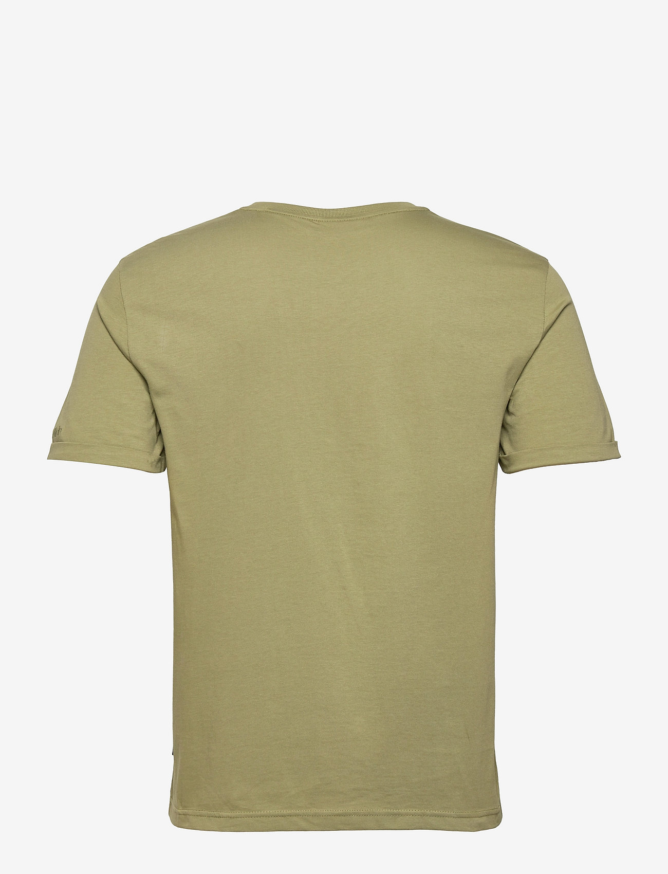 Calvin Klein - TURN-UP LOGO SLEEVE T-SHIRT - delta green - 1