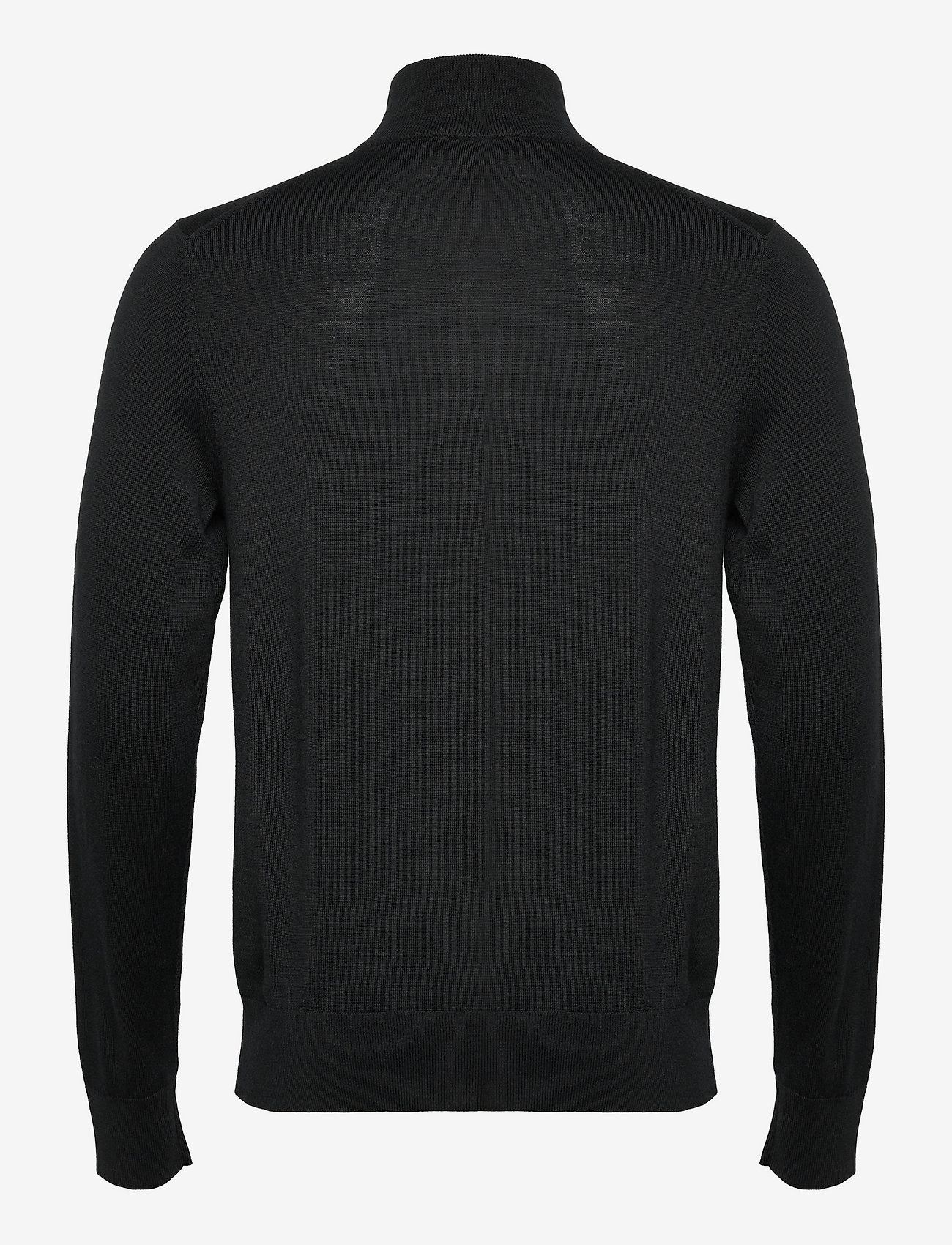 Calvin Klein - SUPERIOR WOOL QUARTER ZIP - ck black - 1