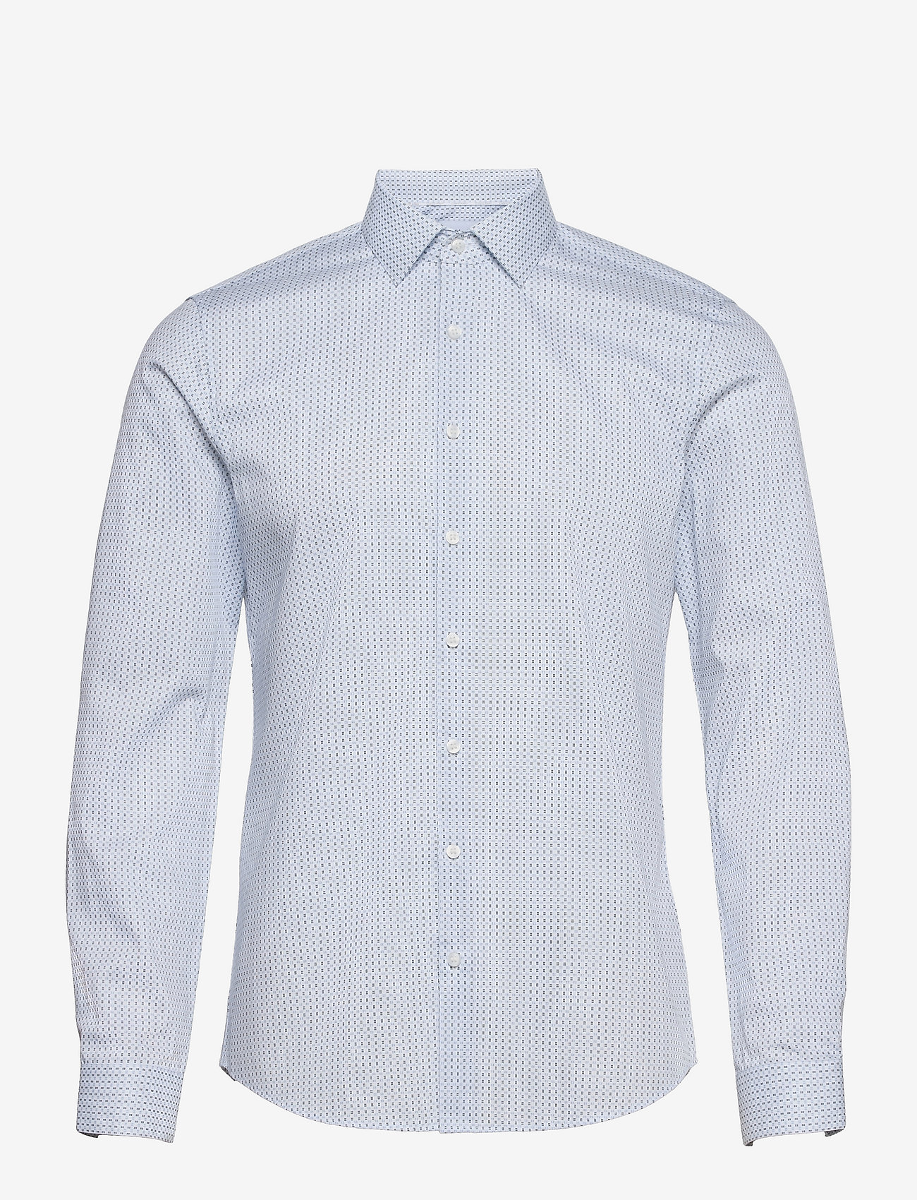 Calvin Klein - PRINTED EASY CARE SLIM SHIRT - blue - 0