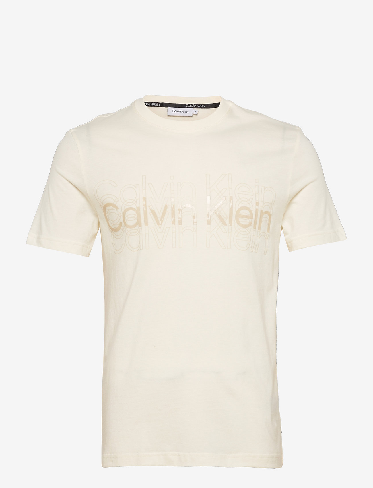 Calvin Klein - MULTI LOGO T-SHIRT - egret - 0
