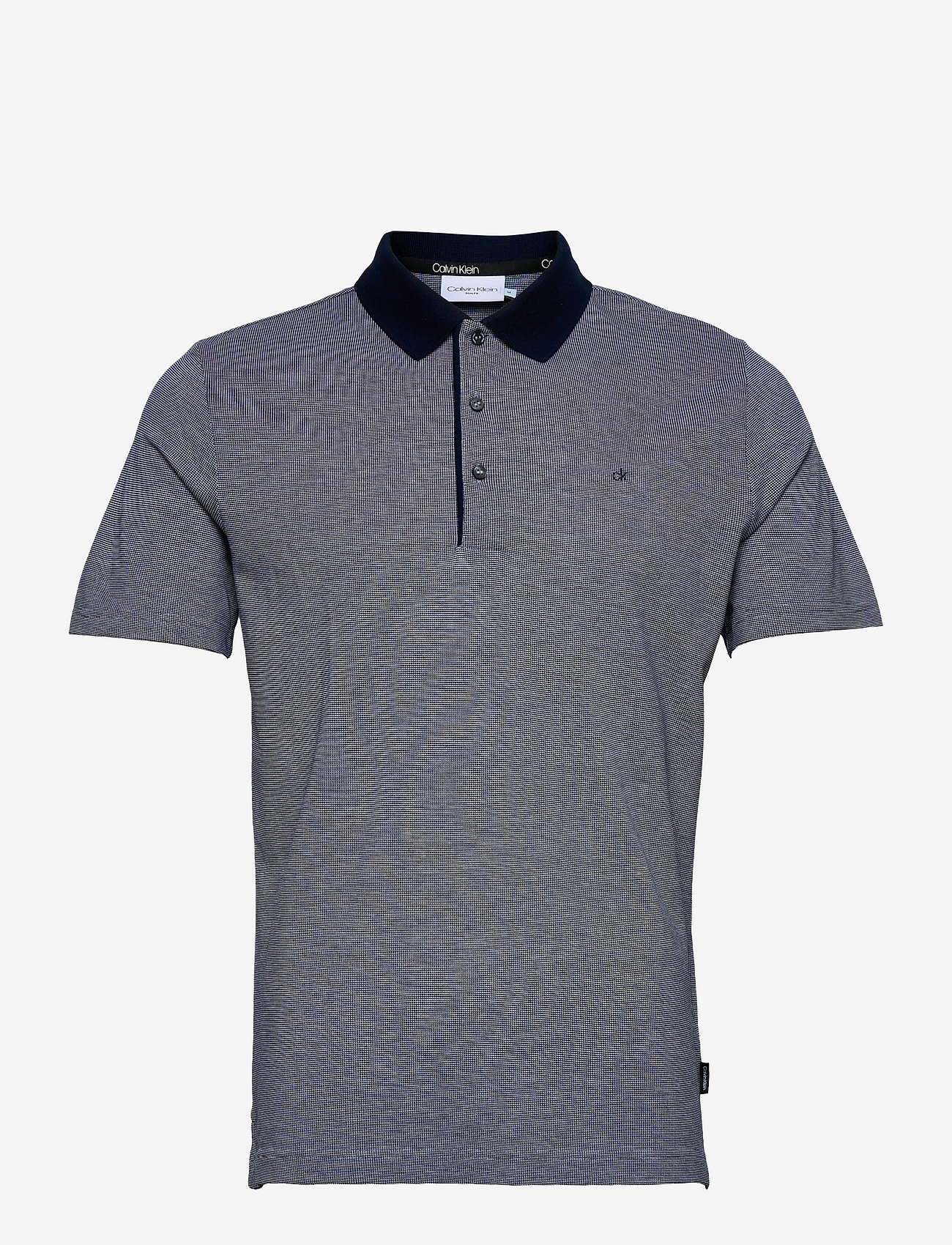 Calvin Klein - MICRO STRUCTURED SLIM FIT POLO - calvin navy - 0