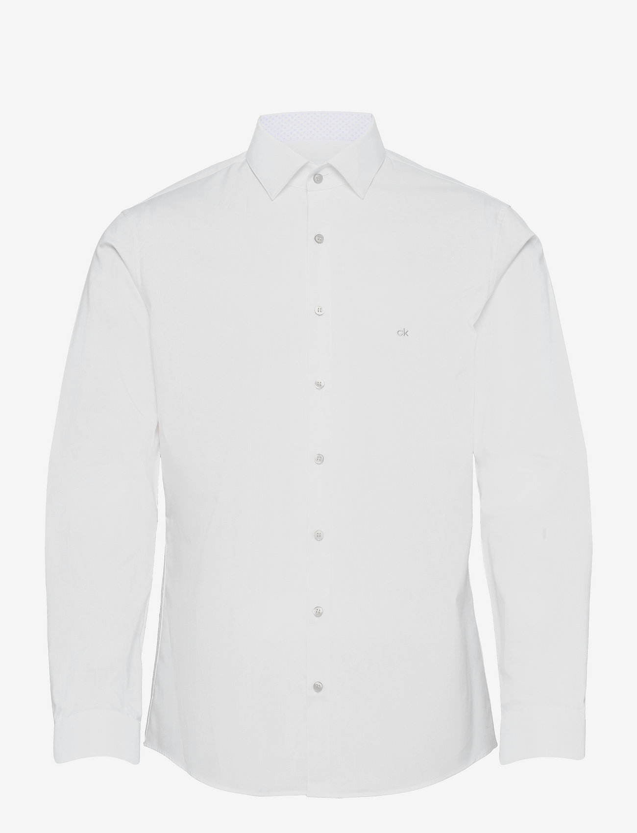 Calvin Klein - POPLIN CONTRAST SLIM SHIRT - white - 0