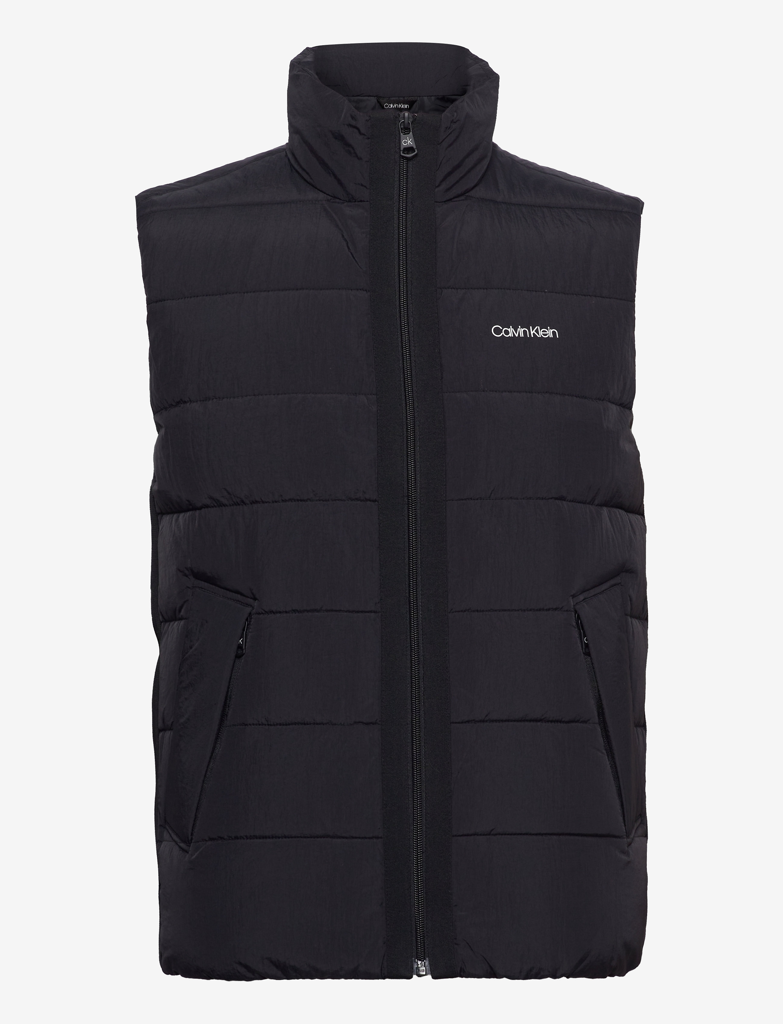 Calvin Klein - CRINKLE NYLON VEST - ck black - 0