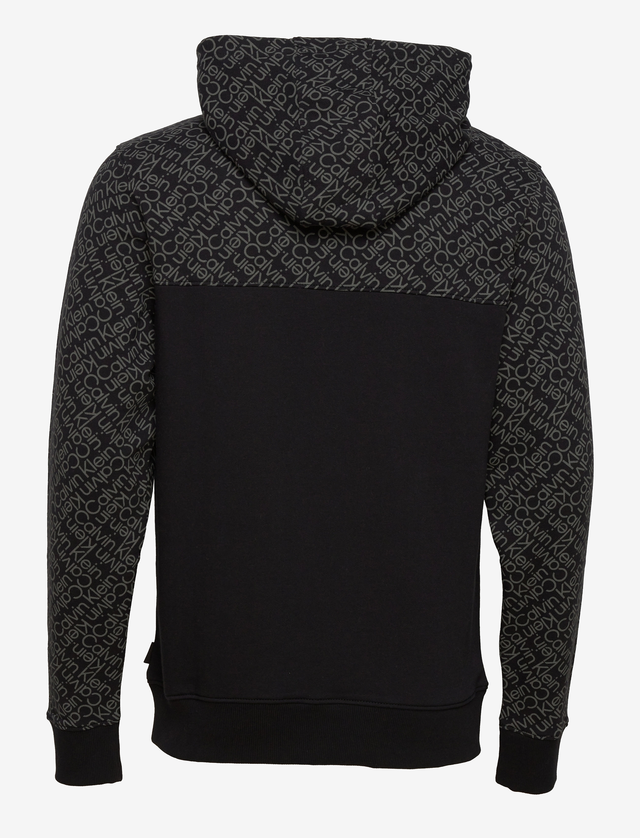Calvin Klein - ALLOVER PRINT HOODIE - monogram logo - 1