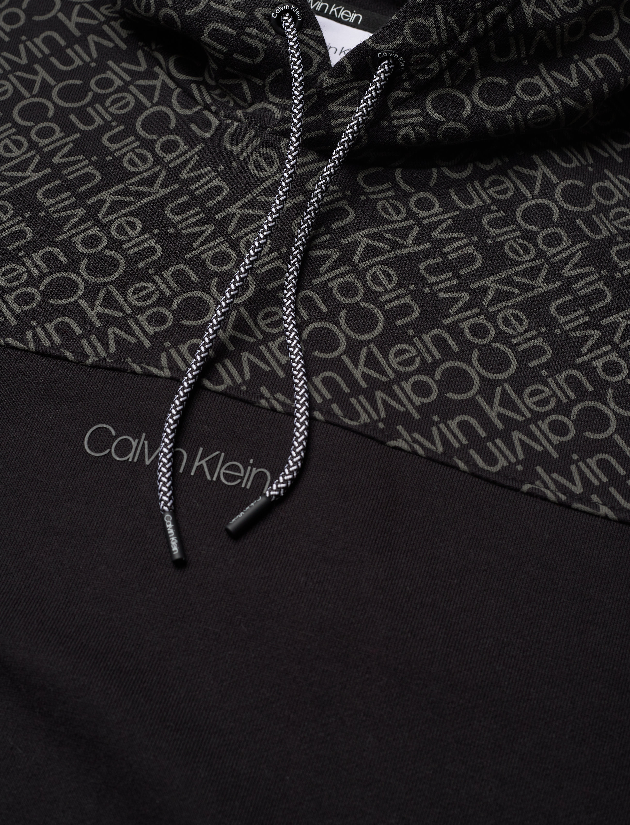 Calvin Klein - ALLOVER PRINT HOODIE - monogram logo - 2